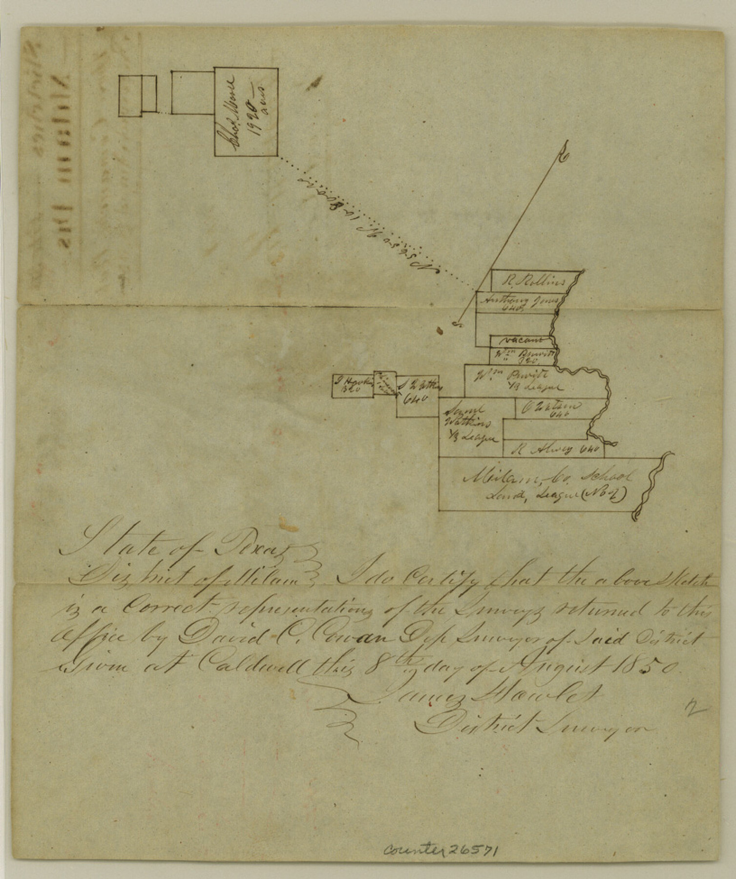 26571, Hood County Sketch File 2, General Map Collection