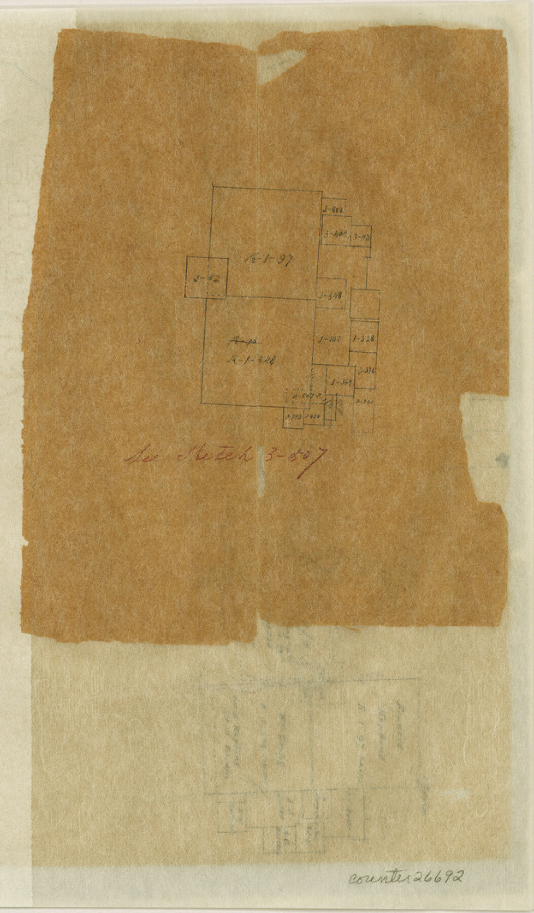 26692, Hopkins County Sketch File 7, General Map Collection