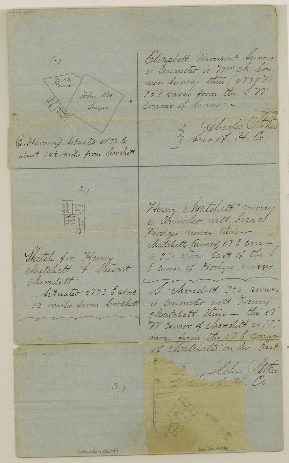 26748, Houston County Sketch File 3, General Map Collection