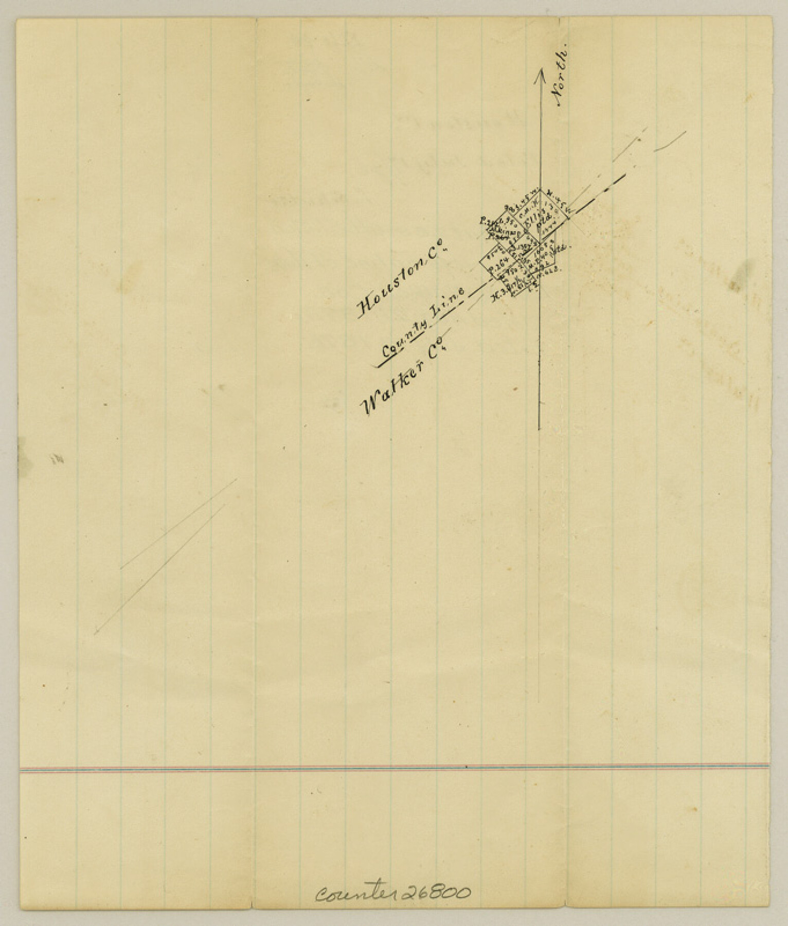 26800, Houston County Sketch File 26, General Map Collection