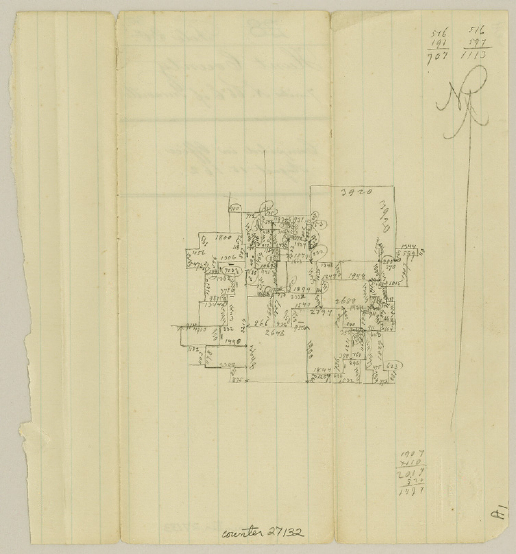 27132, Hunt County Sketch File 30, General Map Collection