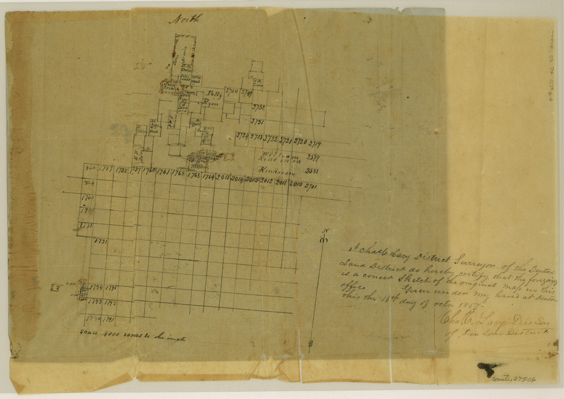 27506, Jack County Sketch File 4, General Map Collection