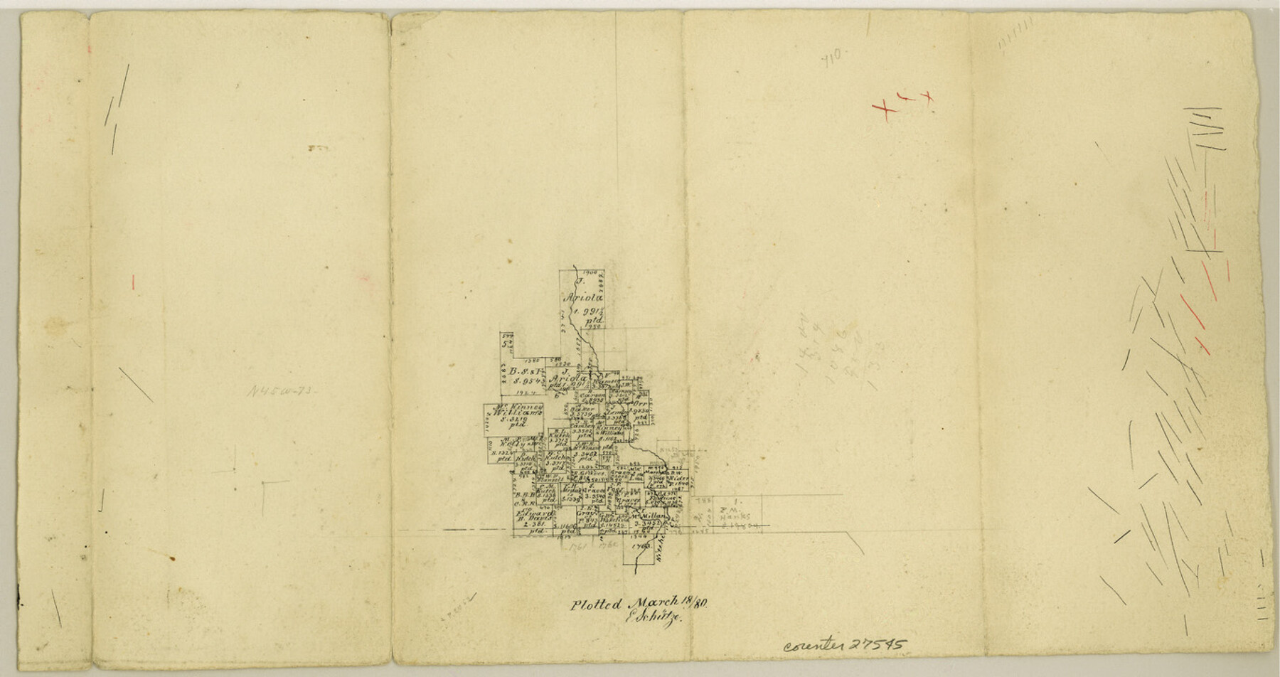 27545, Jack County Sketch File 15, General Map Collection