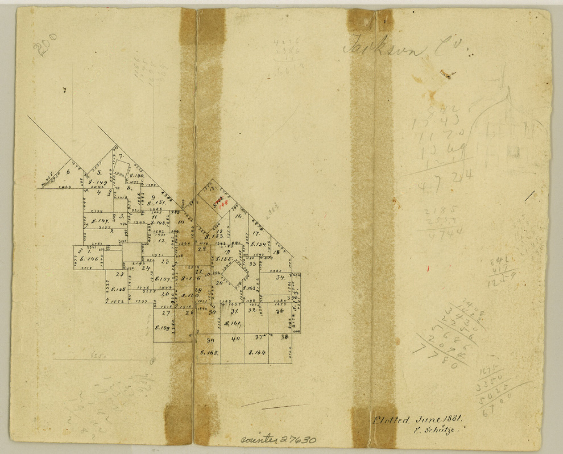 27630, Jackson County Sketch File 5a, General Map Collection