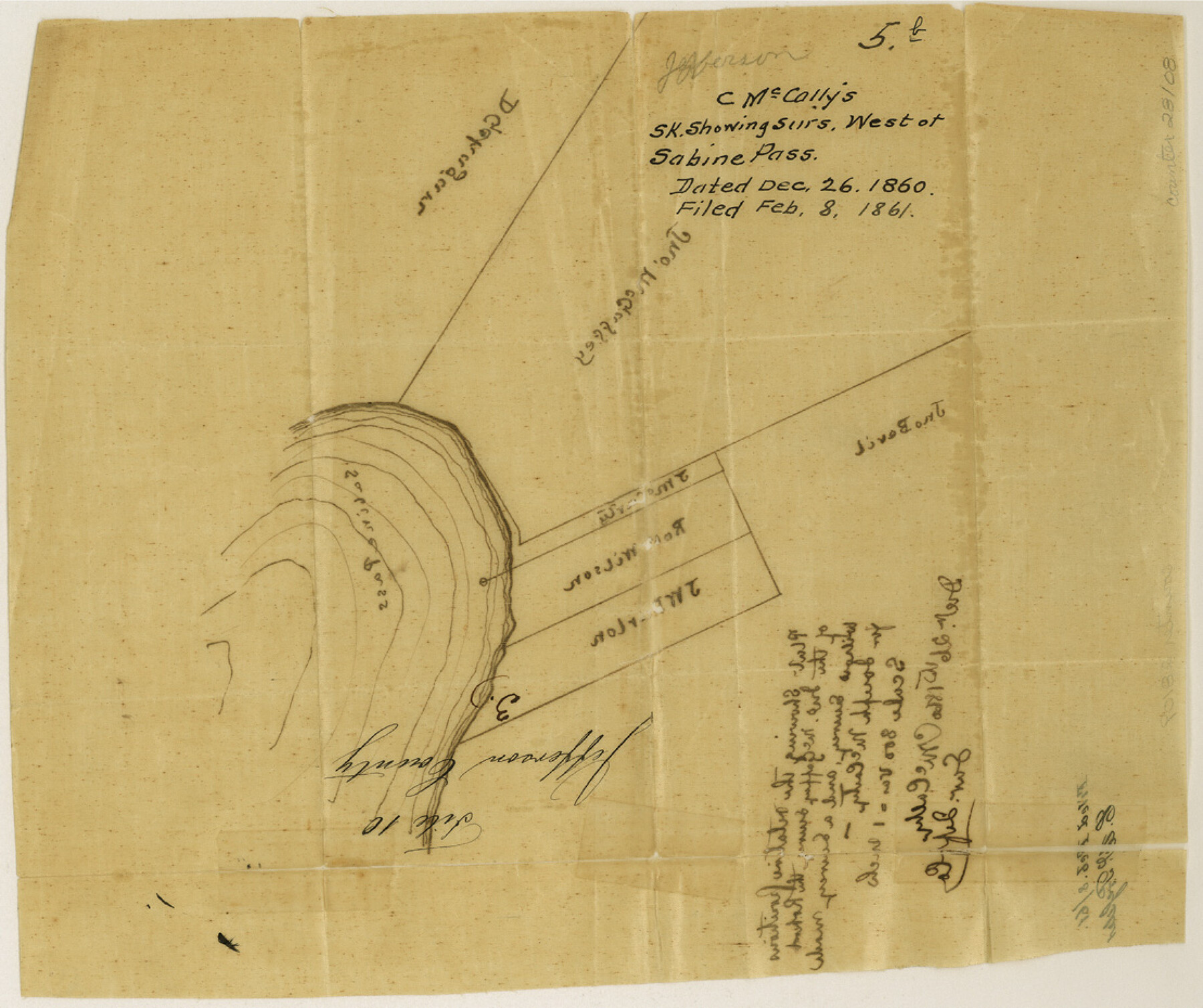 28108, Jefferson County Sketch File 5b, General Map Collection