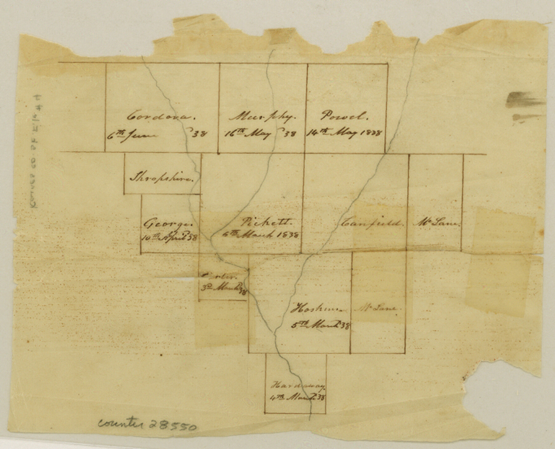 28550, Karnes County Sketch File 4, General Map Collection