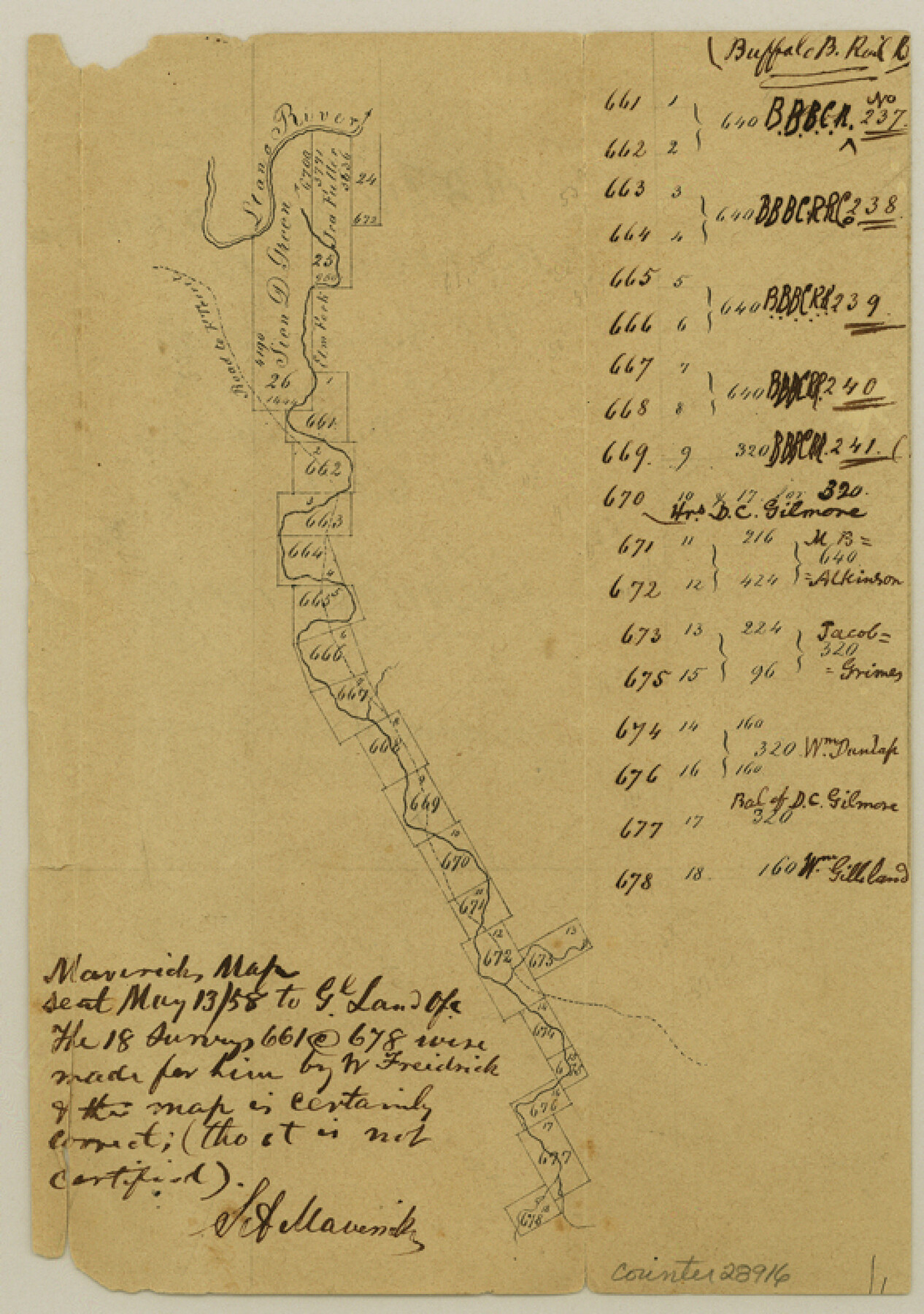 28916, Kimble County Sketch File 5, General Map Collection