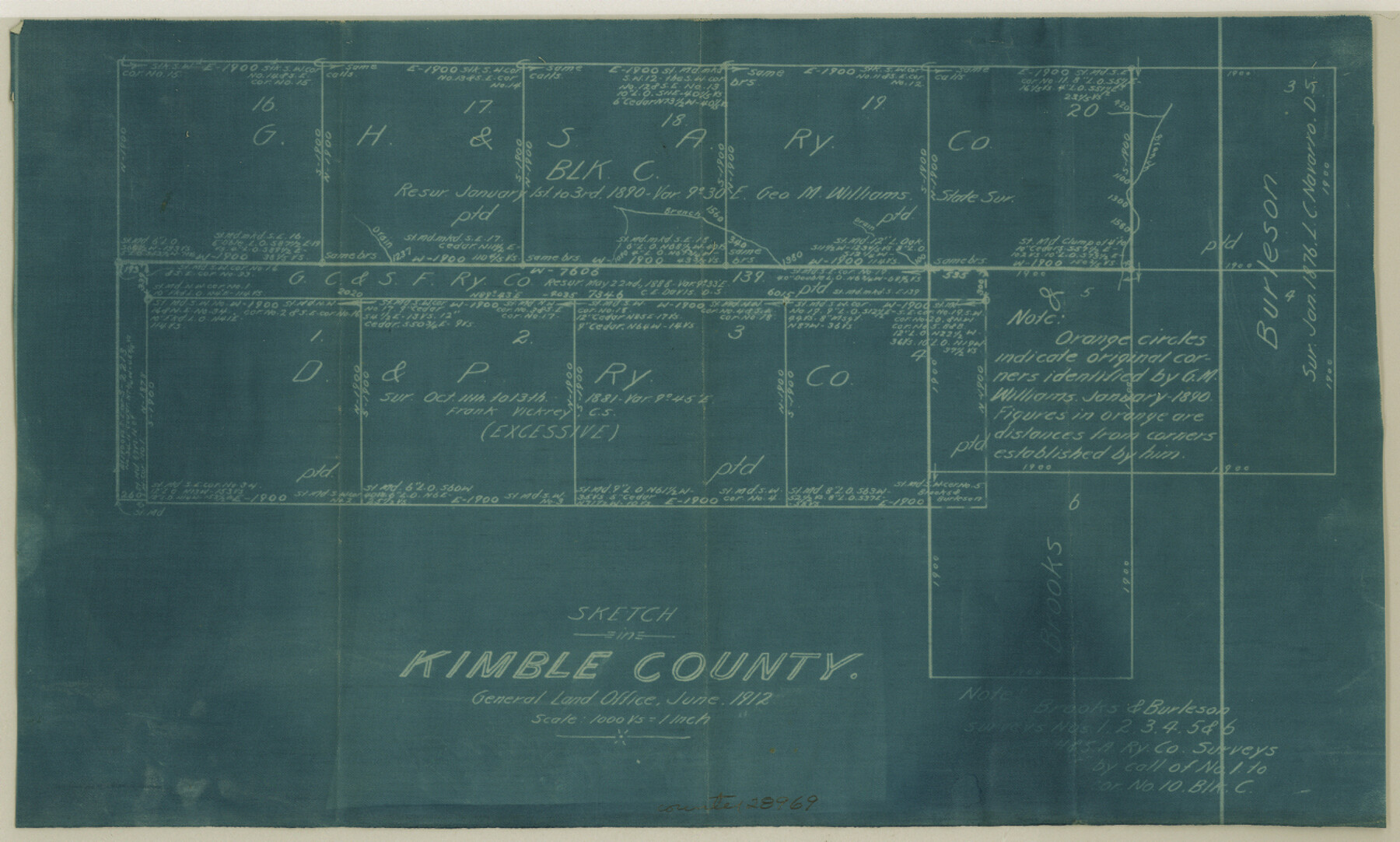 28969, Kimble County Sketch File 26, General Map Collection
