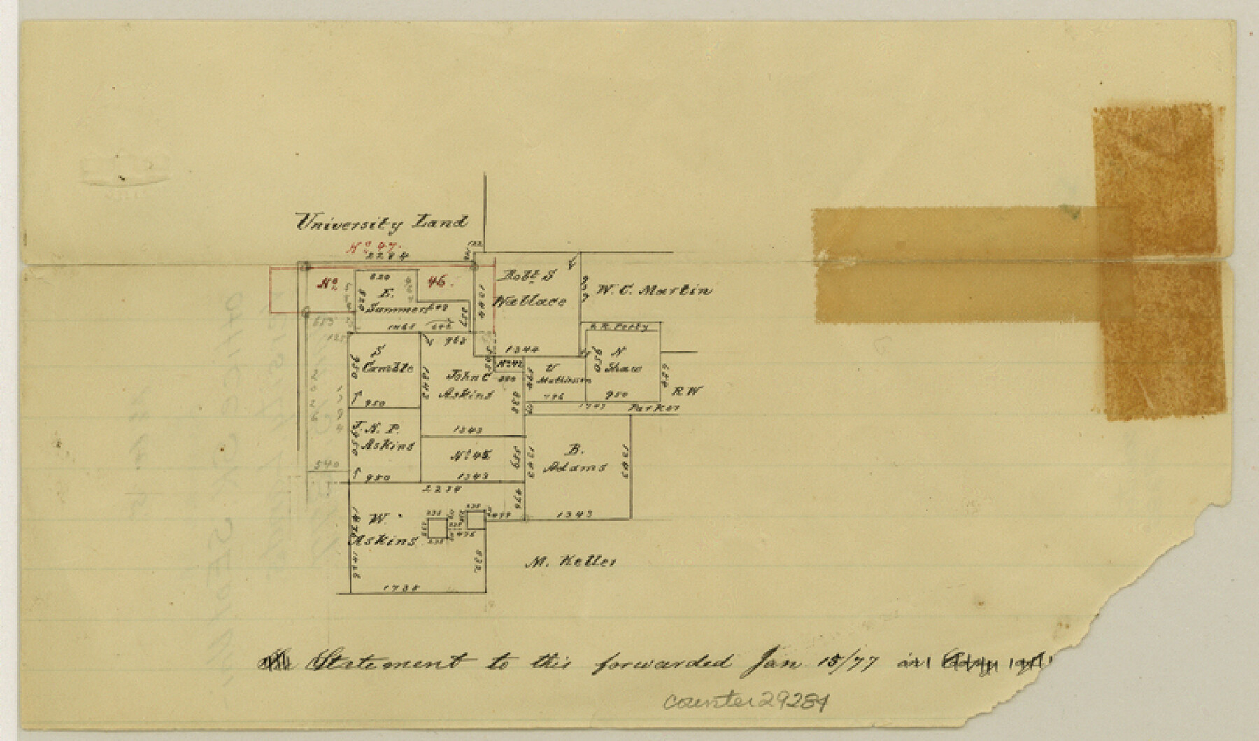 29284, Lamar County Sketch File 5, General Map Collection