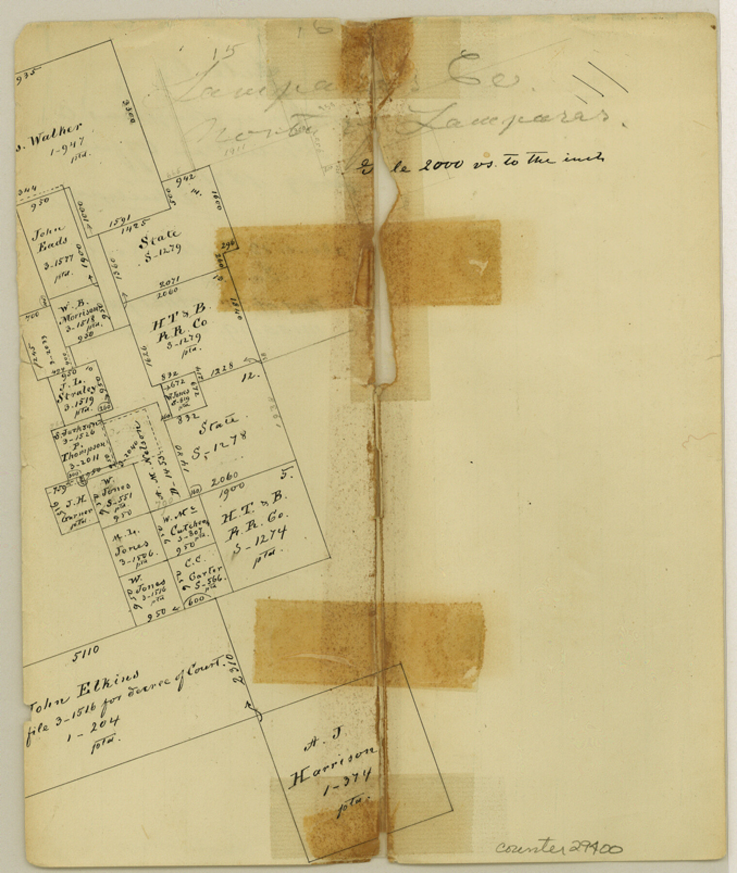 29400, Lampasas County Sketch File 6, General Map Collection