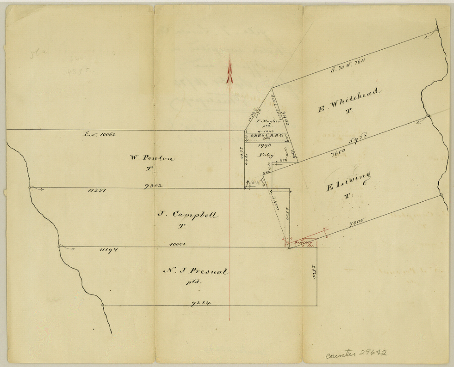 29642, Lavaca County Sketch File 7, General Map Collection