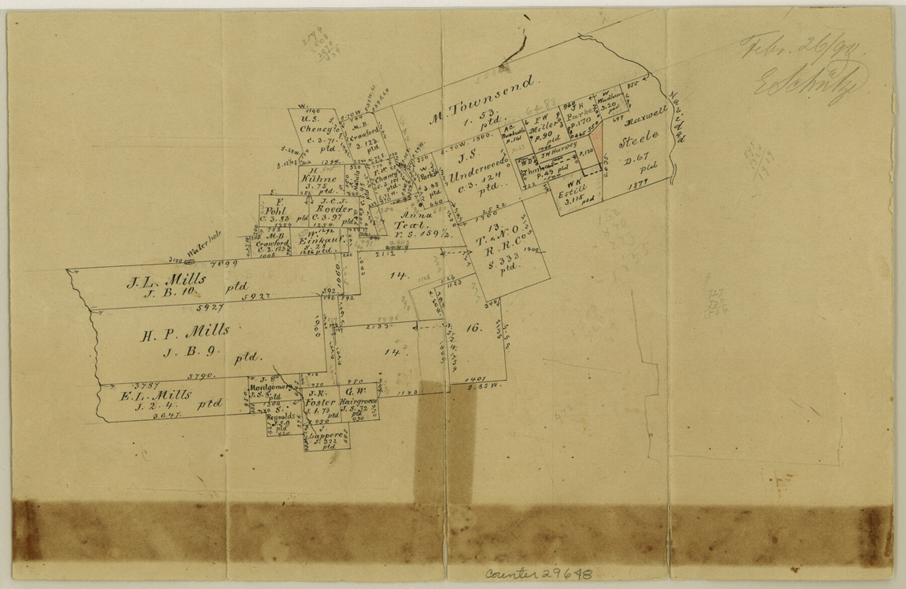 29648, Lavaca County Sketch File 10, General Map Collection