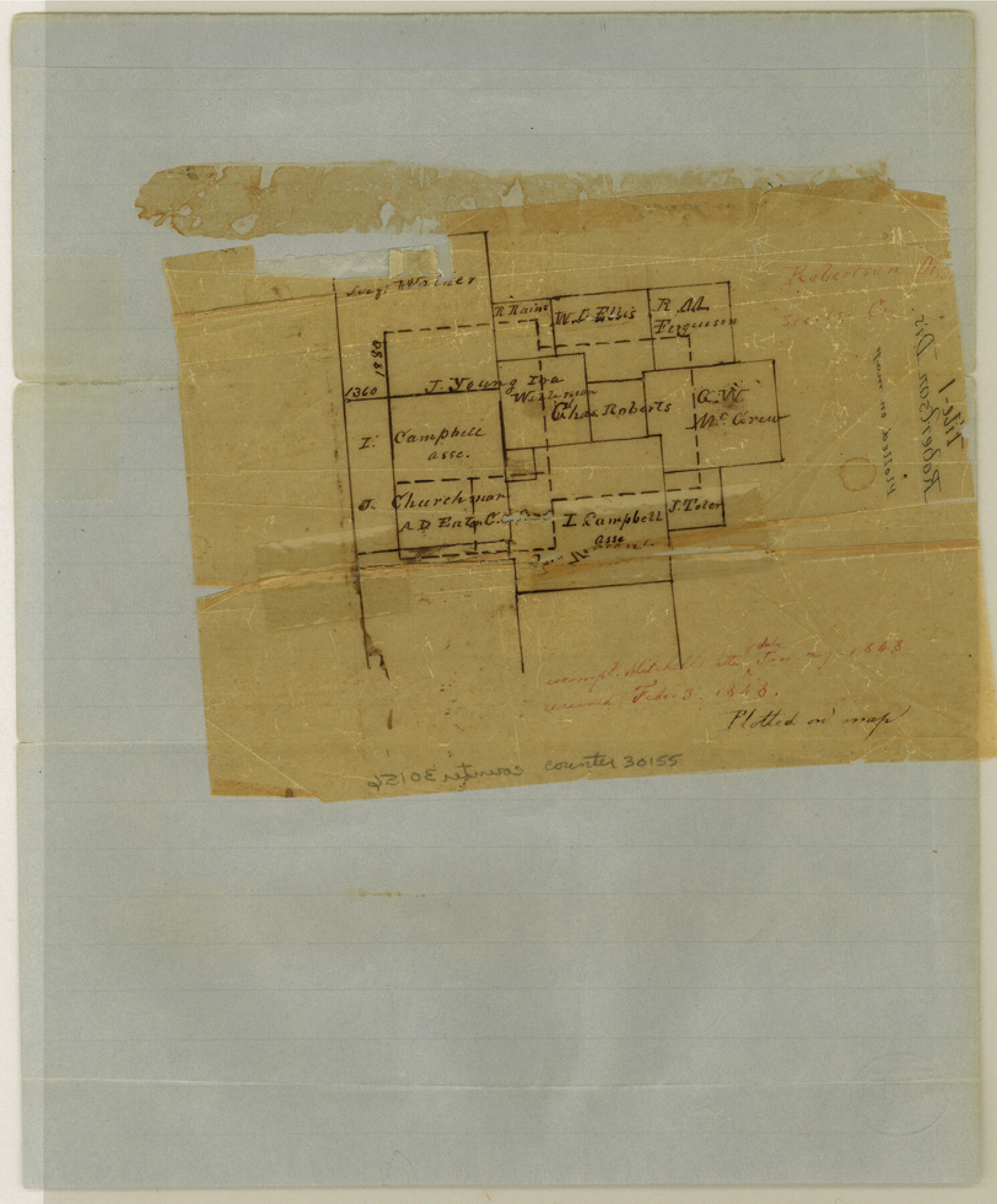 30155, Limestone County Sketch File 1, General Map Collection