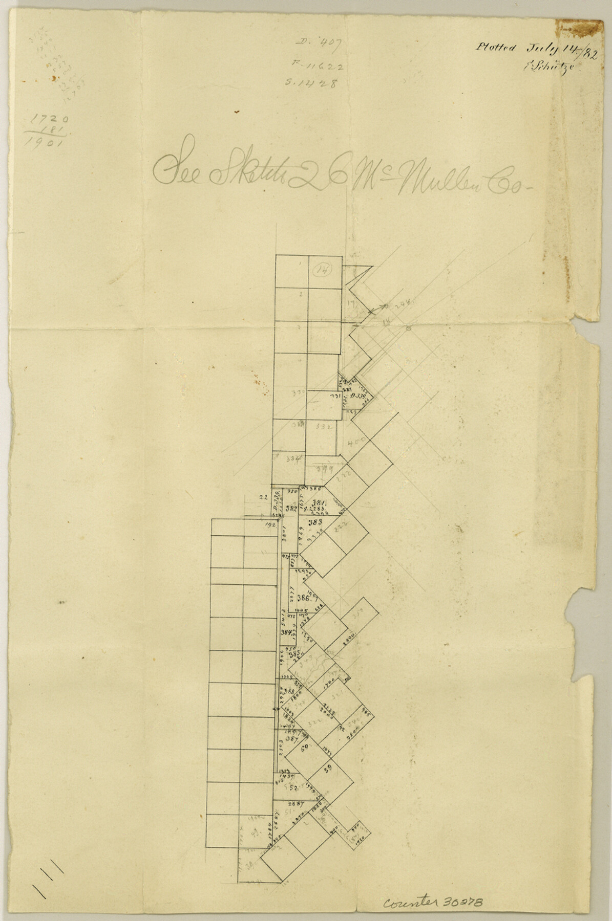 30278, Live Oak County Sketch File 14, General Map Collection