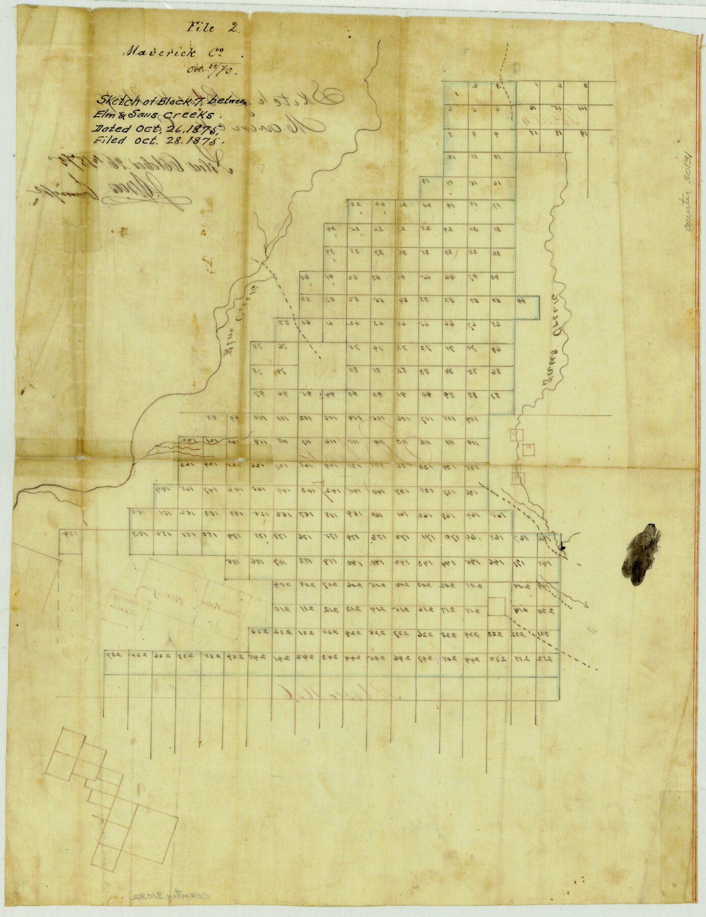 31031, Maverick County Sketch File 2, General Map Collection