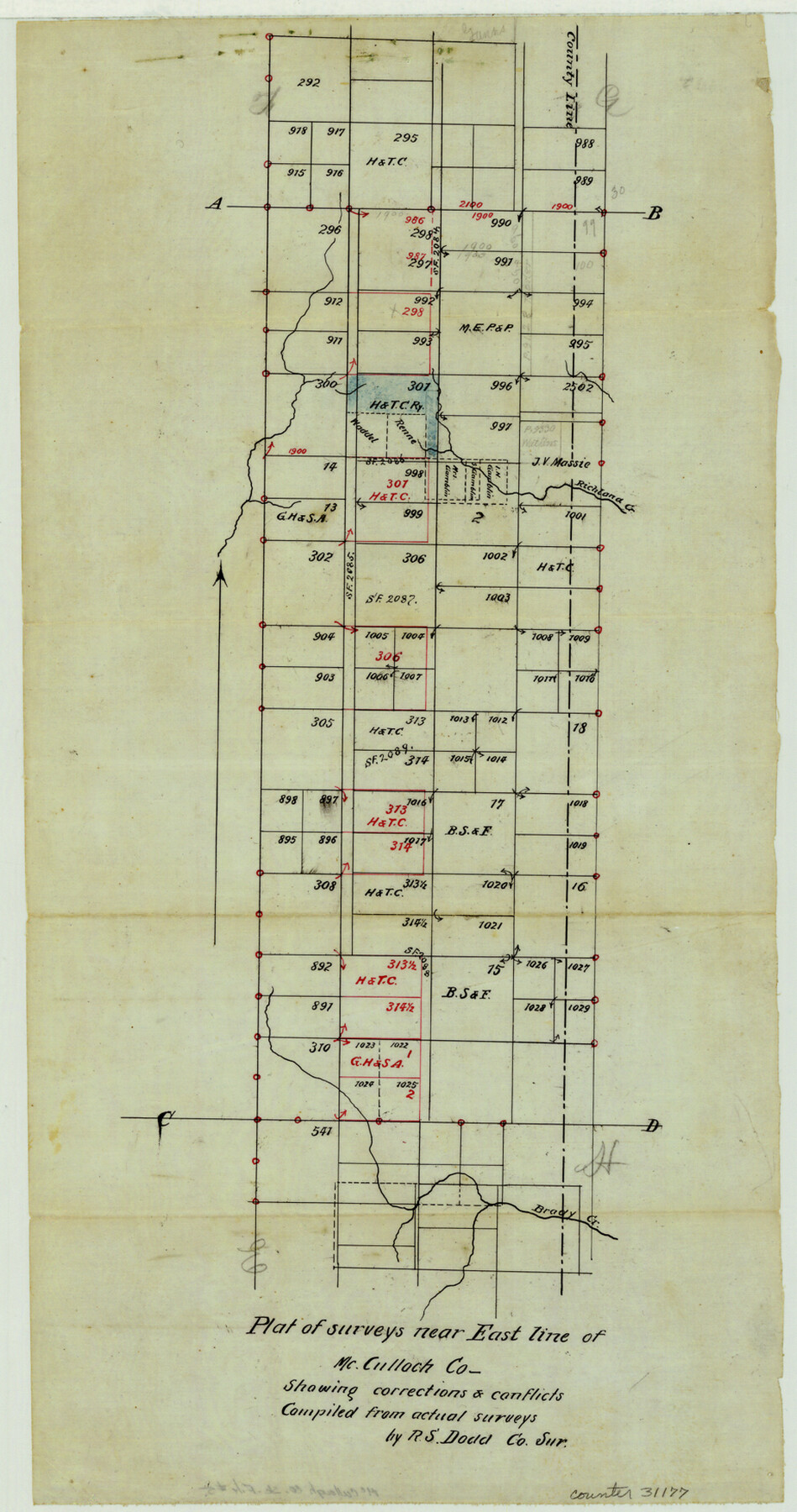 31177, McCulloch County Sketch File 5, General Map Collection