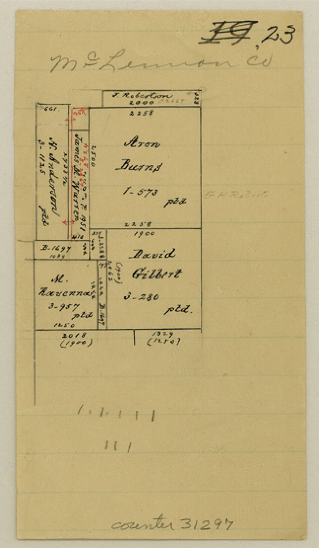 31297, McLennan County Sketch File 23, General Map Collection