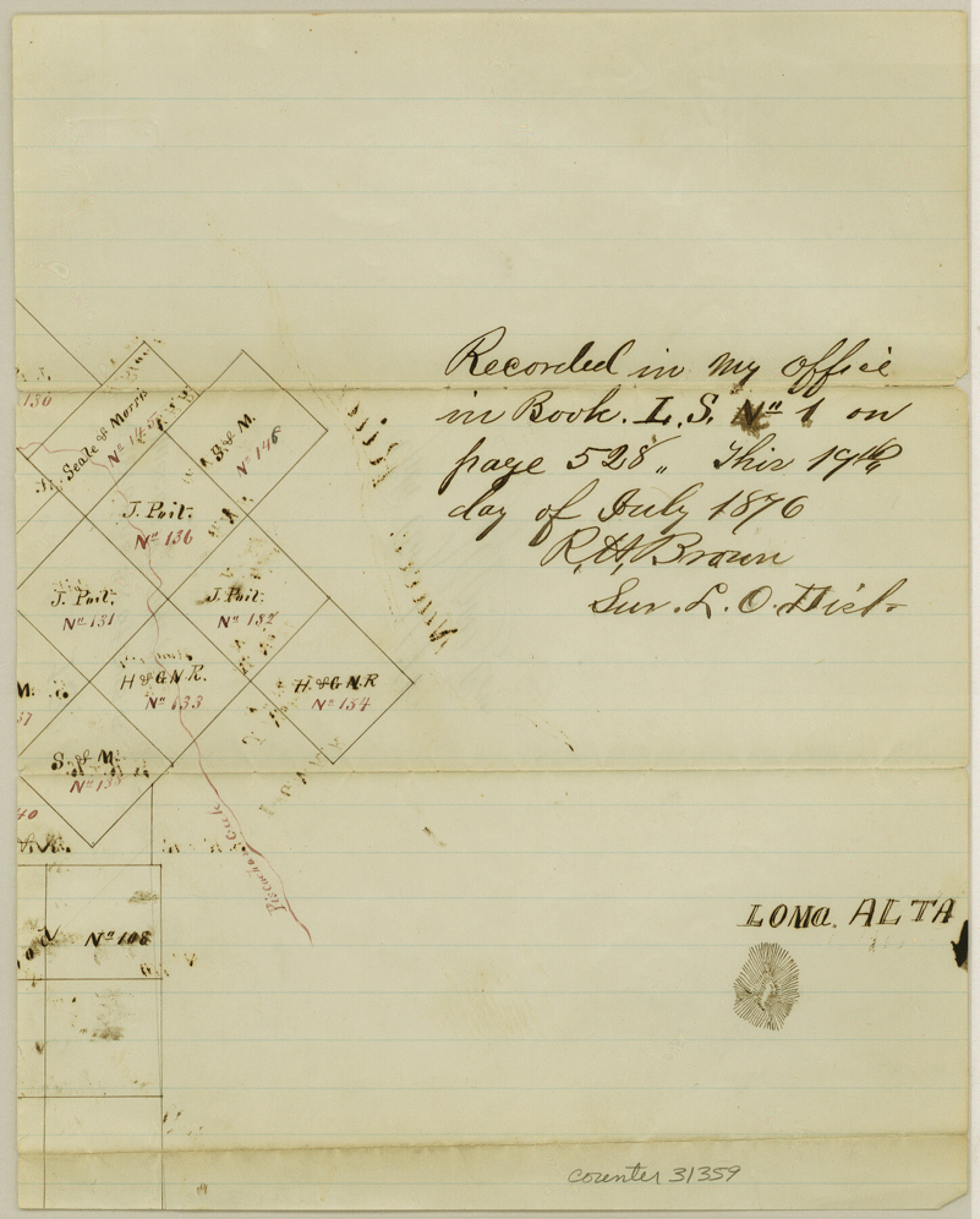 31359, McMullen County Sketch File 13, General Map Collection