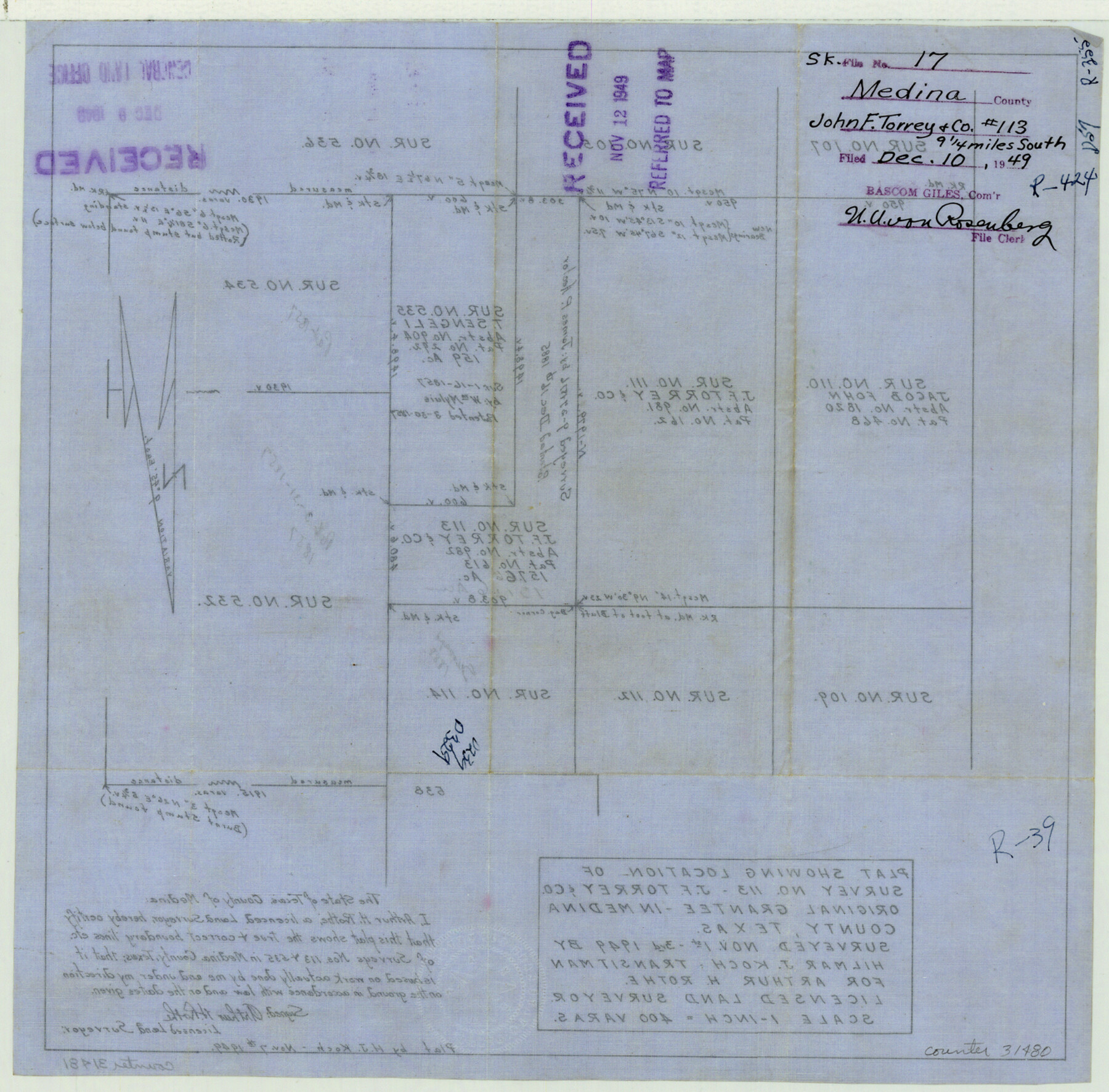 31480, Medina County Sketch File 17, General Map Collection