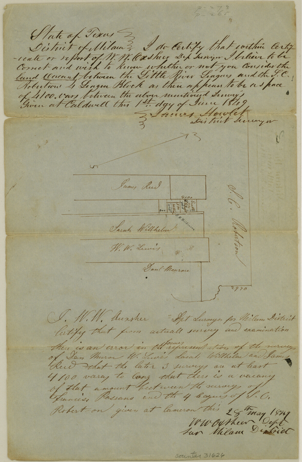 31627, Milam County Sketch File 2, General Map Collection