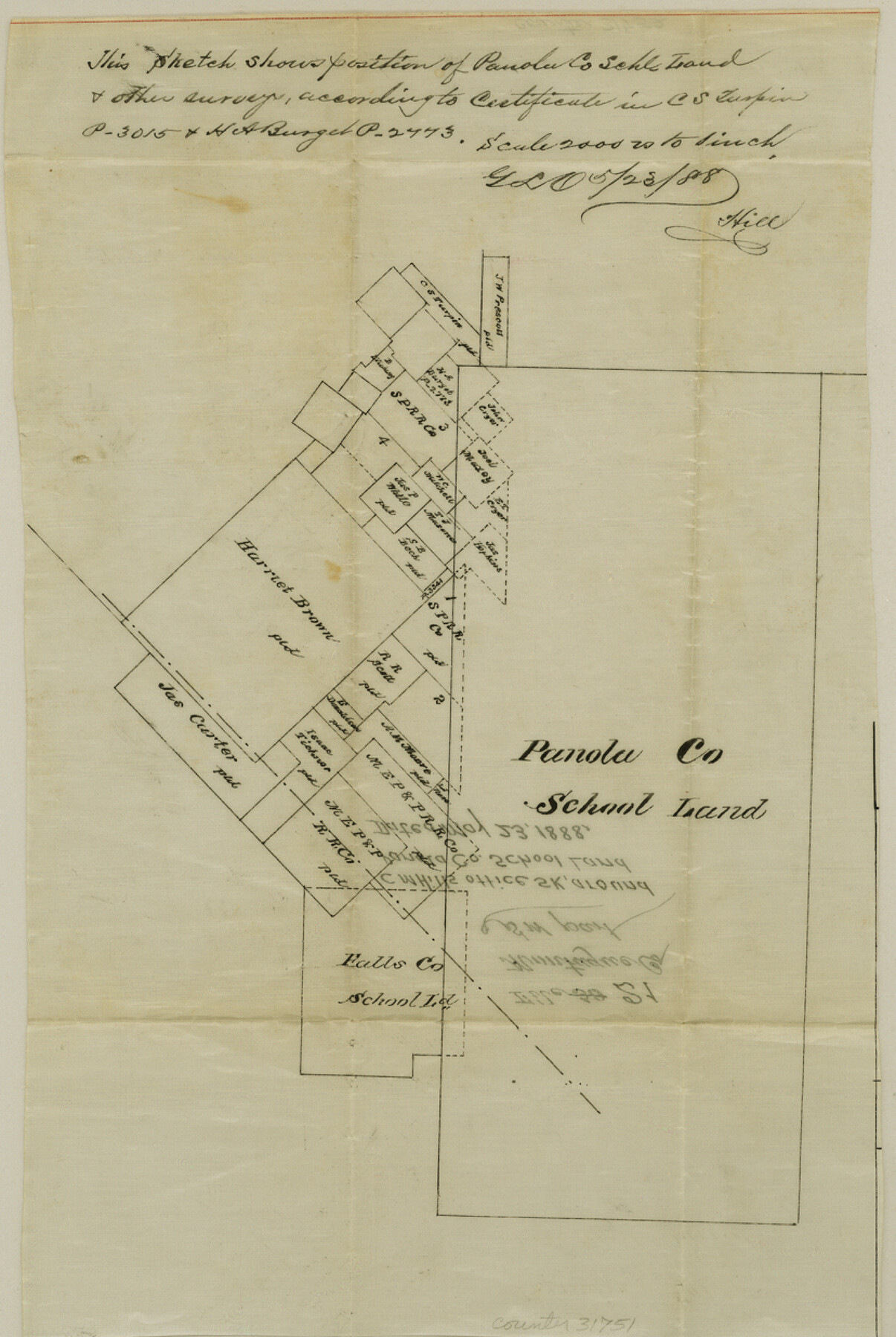 31751, Montague County Sketch File 21, General Map Collection
