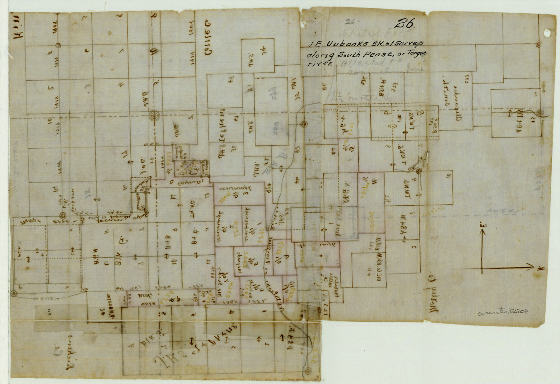 32206, Motley County Sketch File 26 (S), General Map Collection