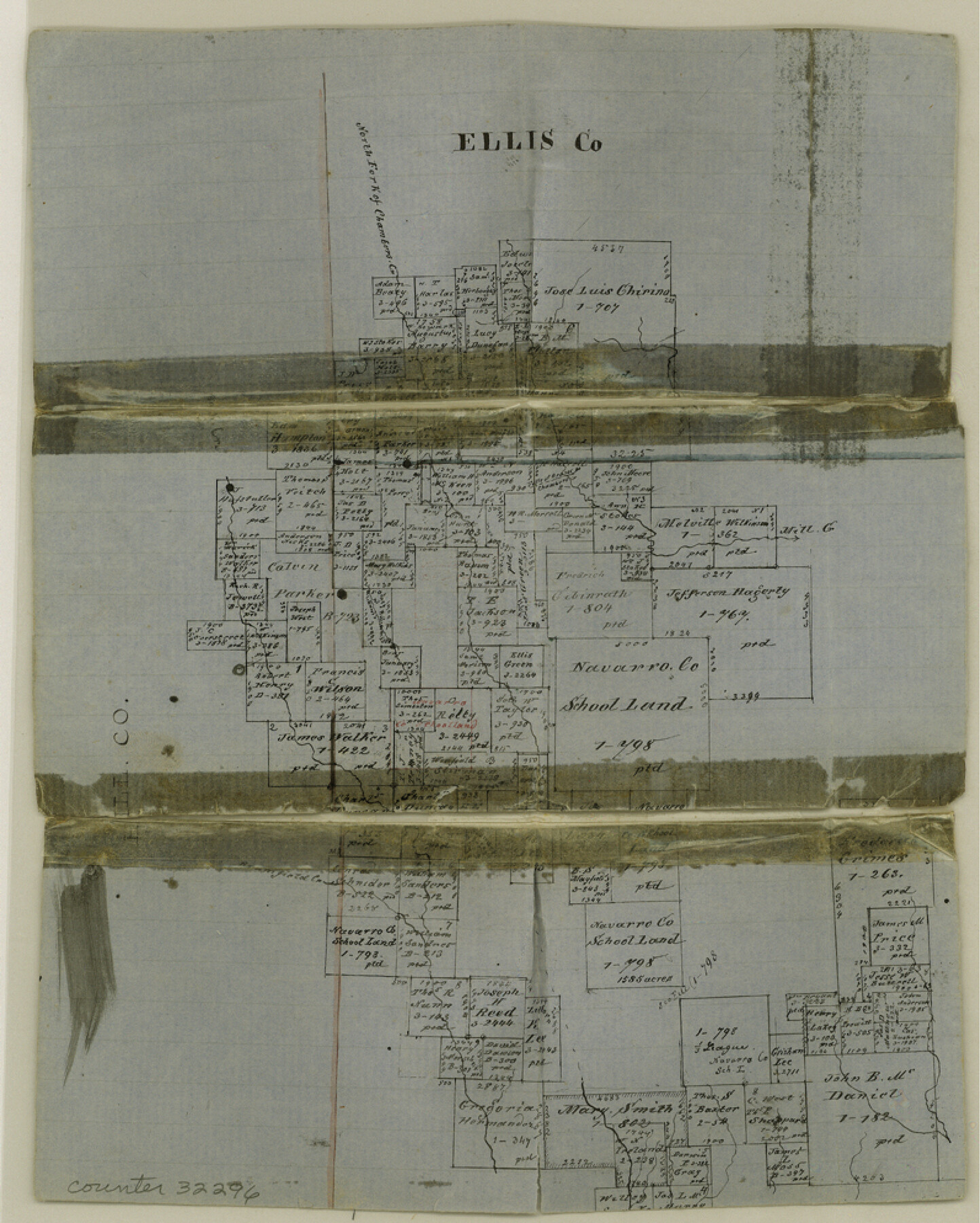 32296, Navarro County Sketch File 1, General Map Collection