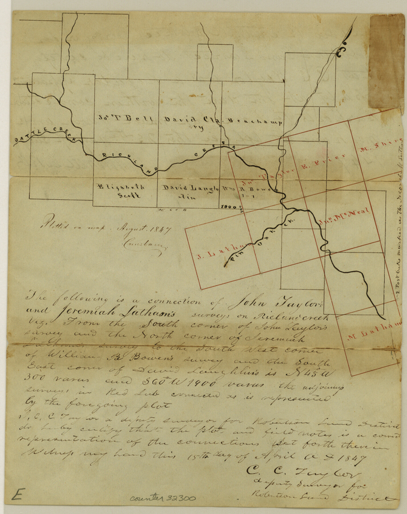 32300, Navarro County Sketch File 3, General Map Collection