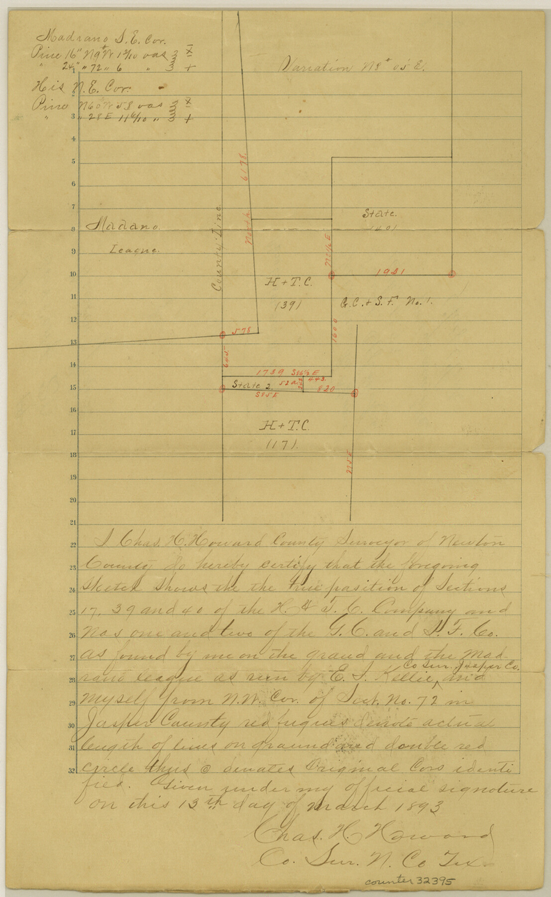 32395, Newton County Sketch File 20, General Map Collection