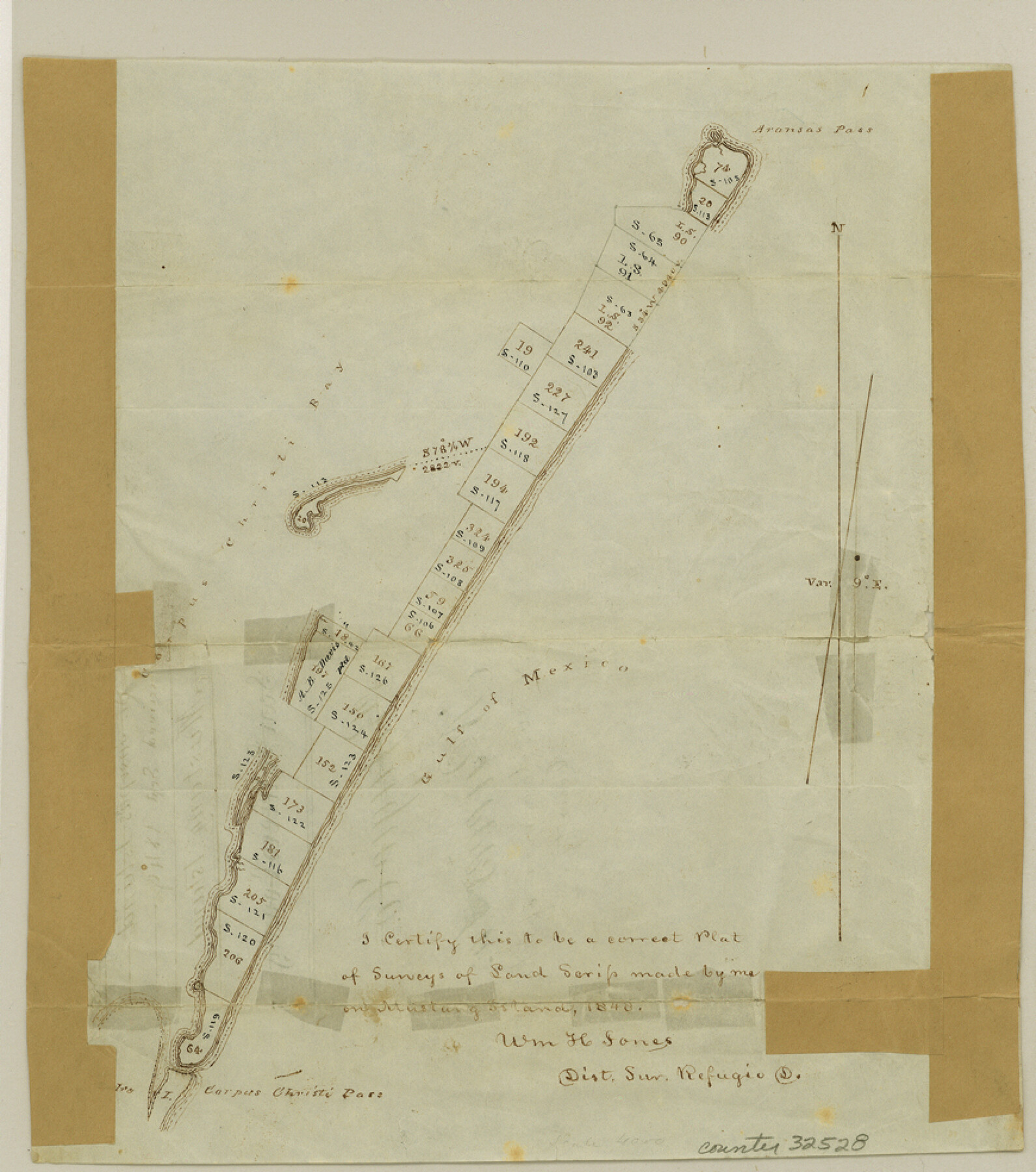 32528, Nueces County Sketch File 12, General Map Collection