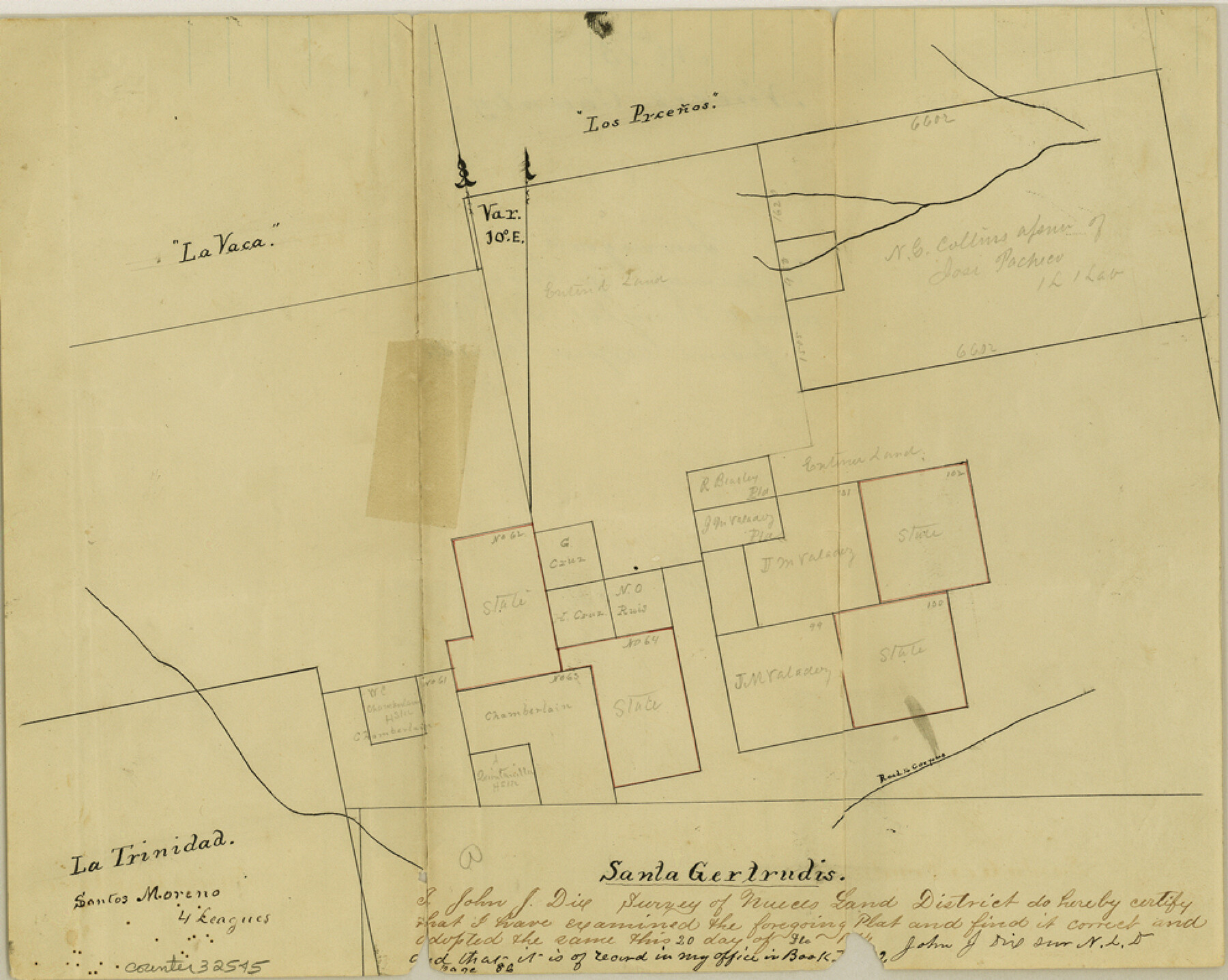 32545, Nueces County Sketch File 15, General Map Collection