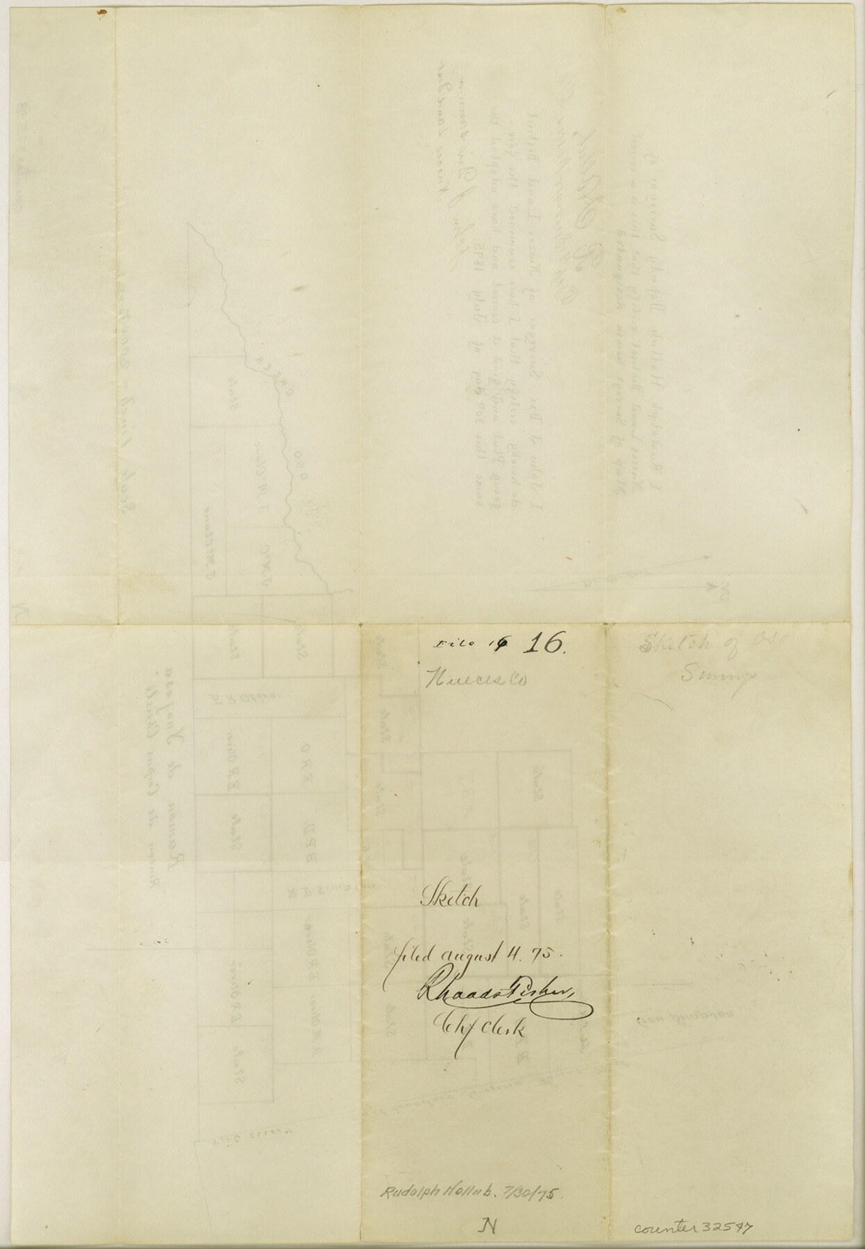 32547, Nueces County Sketch File 16, General Map Collection