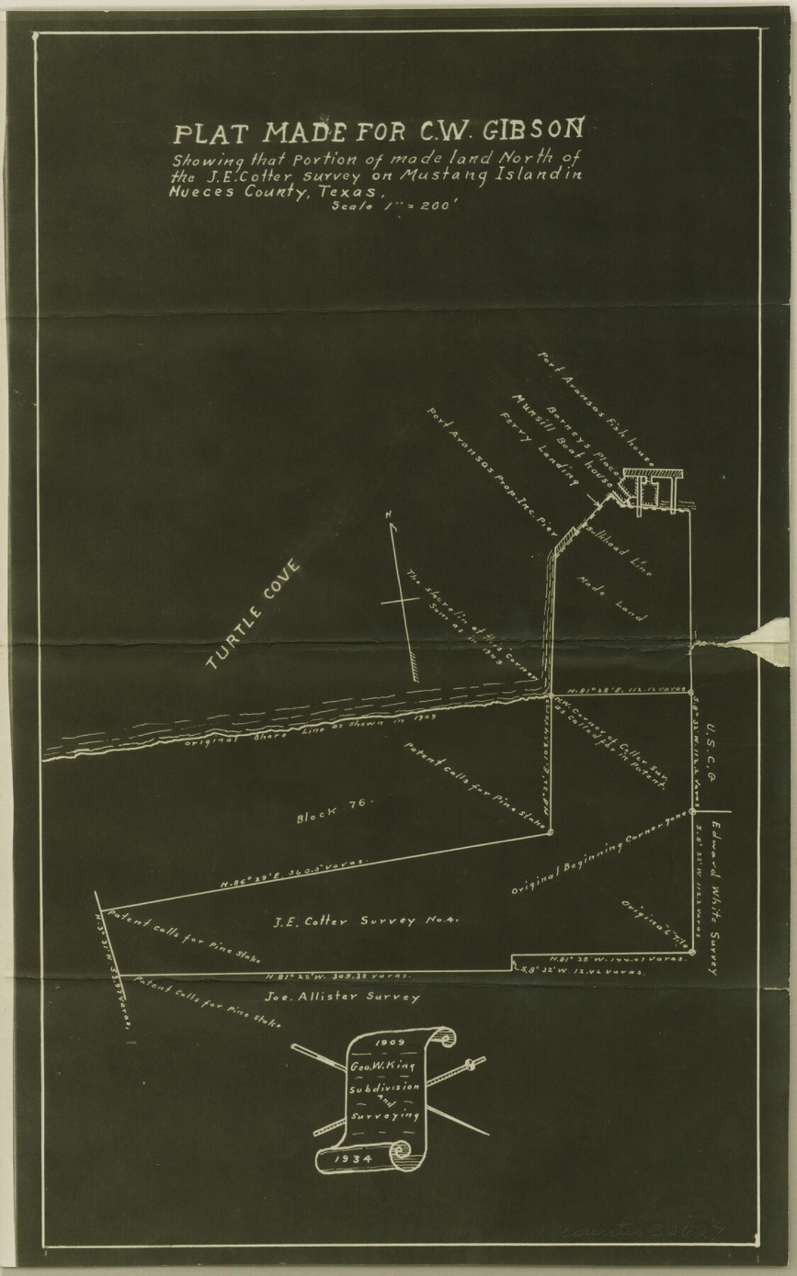 32627, Nueces County Sketch File 40, General Map Collection