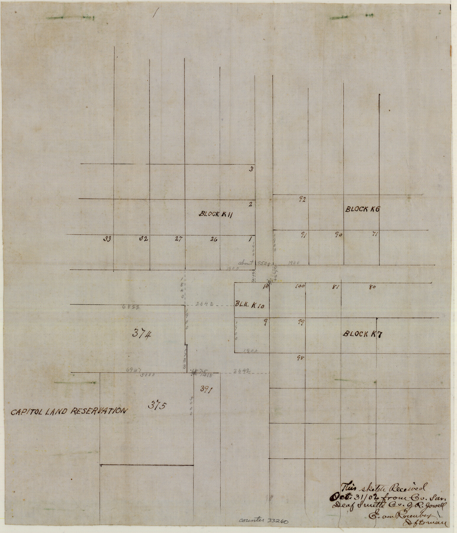 33260, Oldham County Sketch File 13, General Map Collection