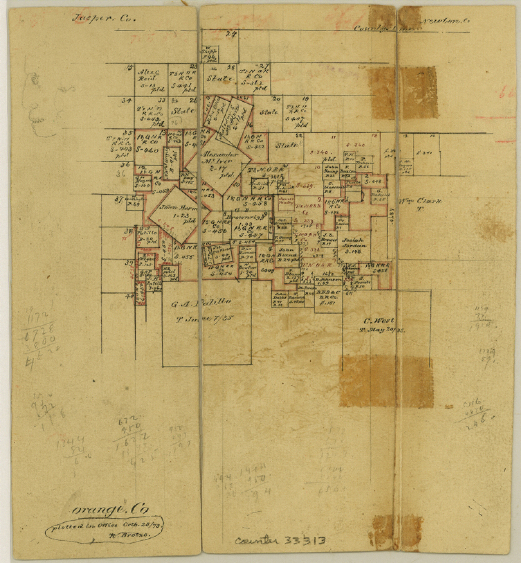 33313, Orange County Sketch File 9a, General Map Collection