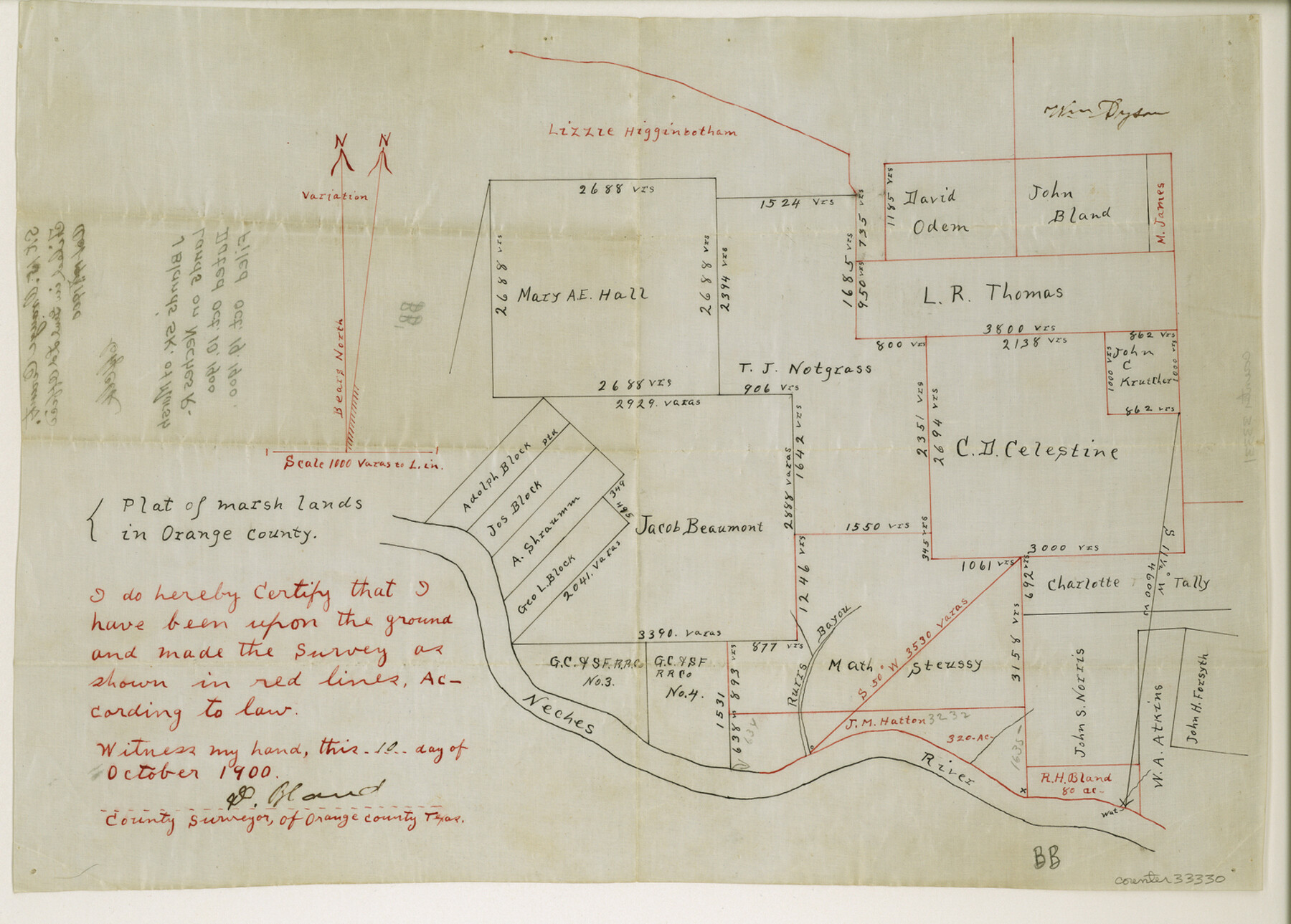 33330, Orange County Sketch File 15, General Map Collection