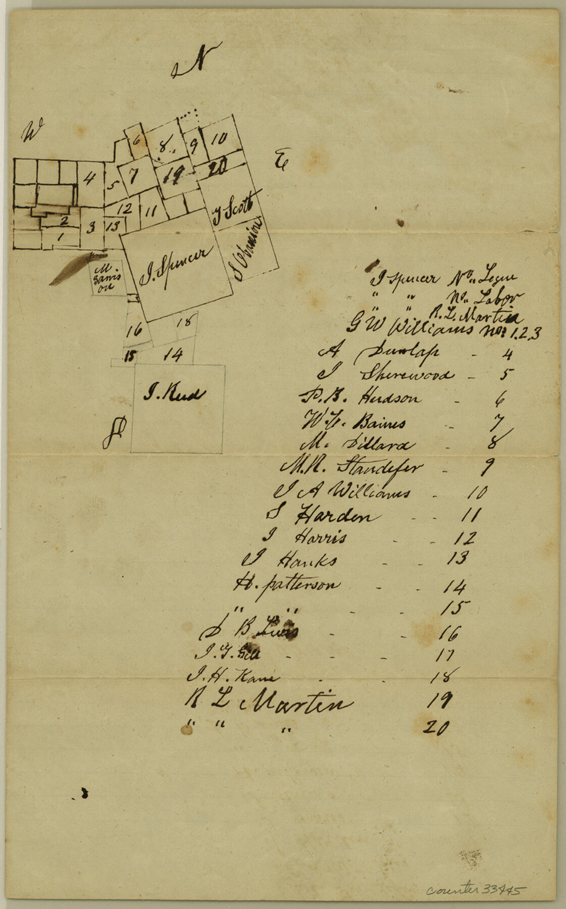 33445, Panola County Sketch File 1a, General Map Collection