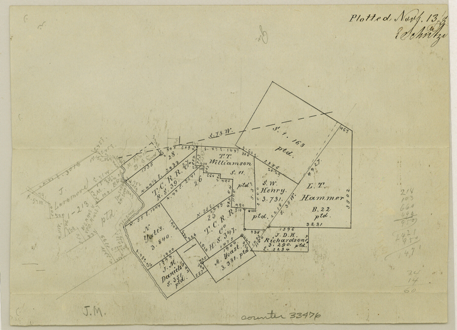 33476, Panola County Sketch File 16, General Map Collection