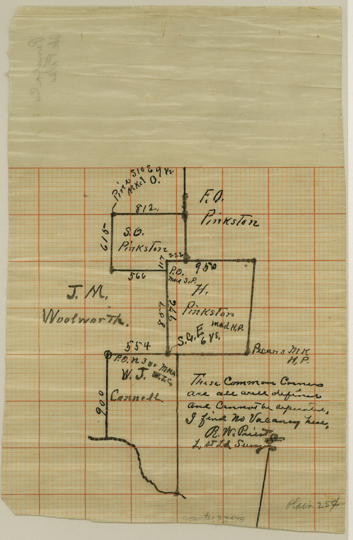 33478, Panola County Sketch File 19, General Map Collection