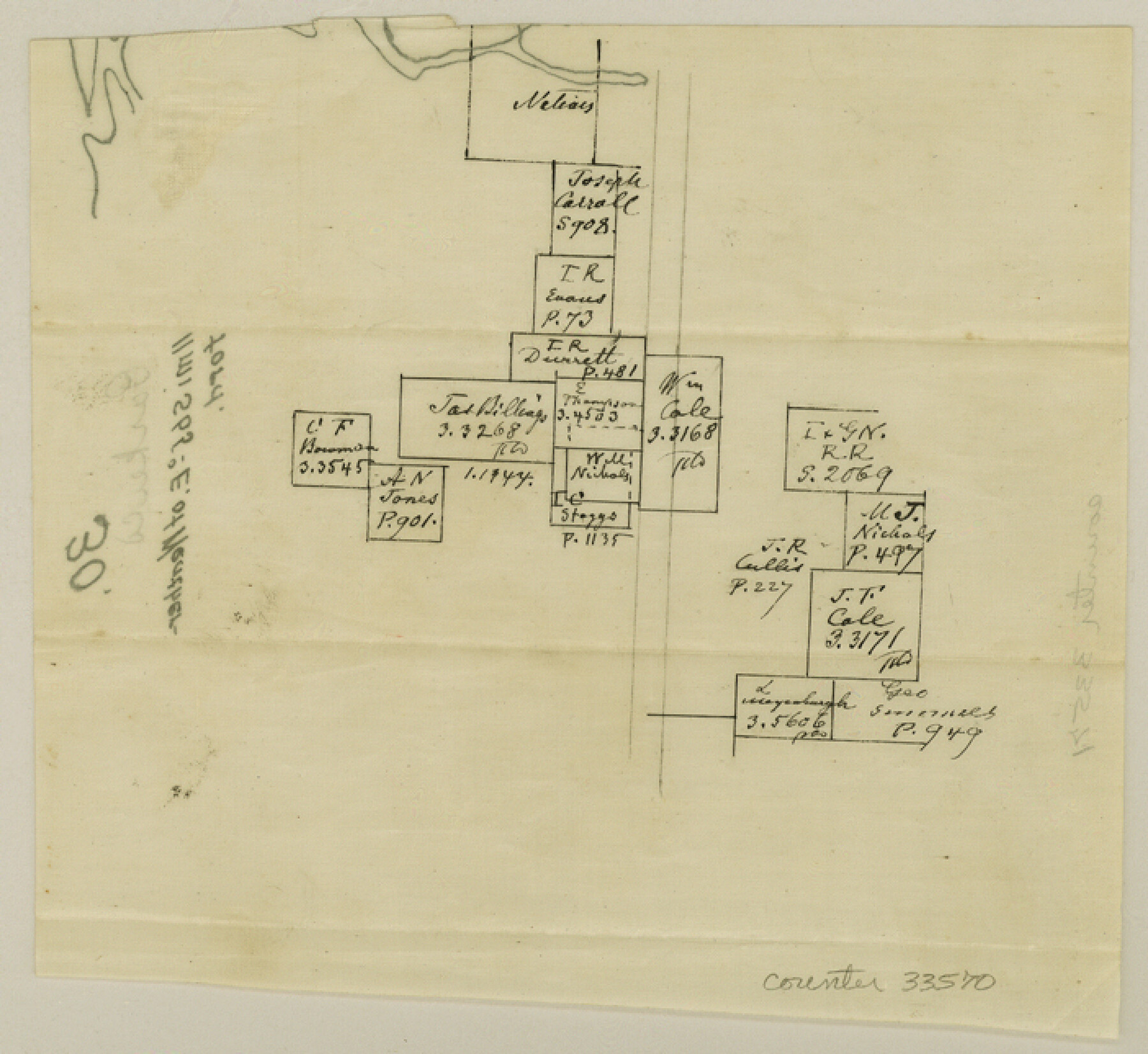 33570, Parker County Sketch File 30, General Map Collection