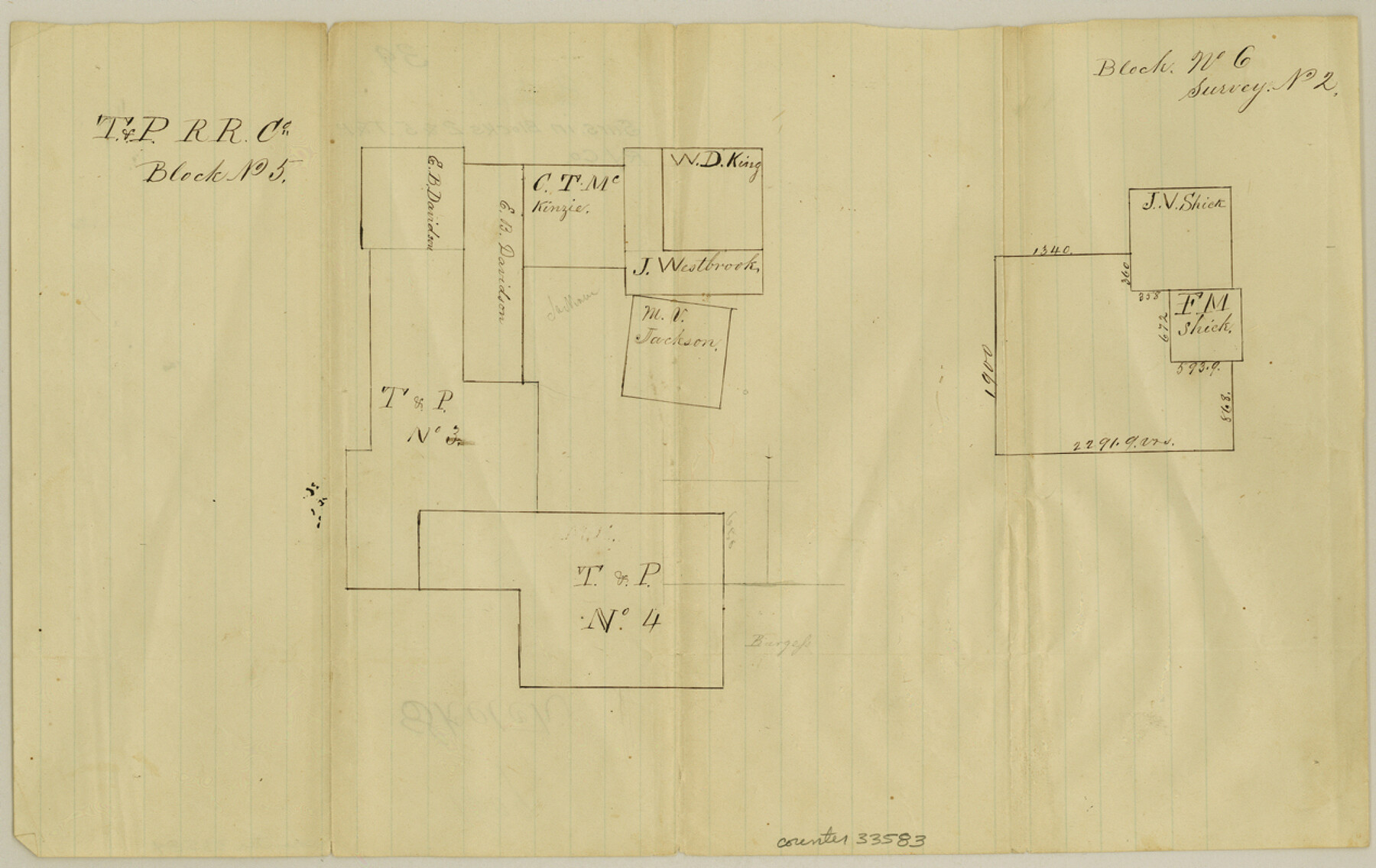 33583, Parker County Sketch File 39, General Map Collection