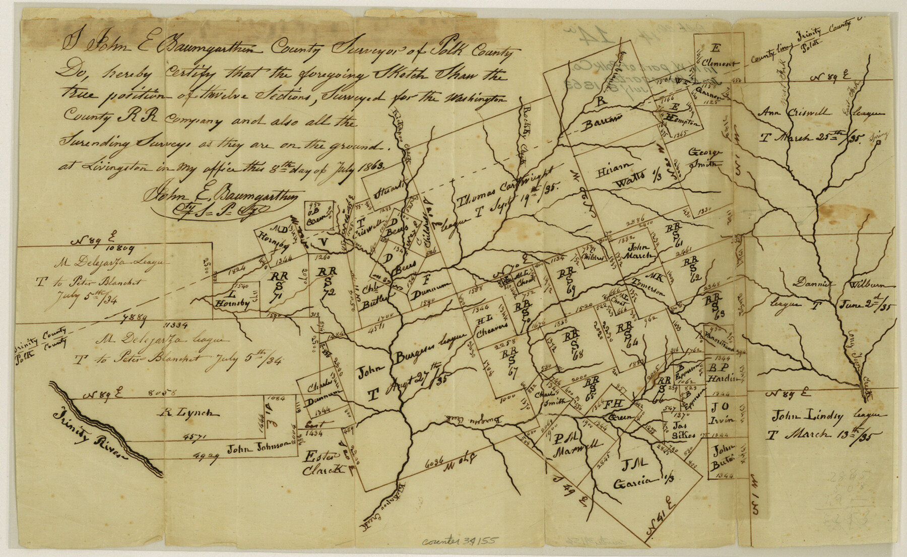 34155, Polk County Sketch File 14a, General Map Collection