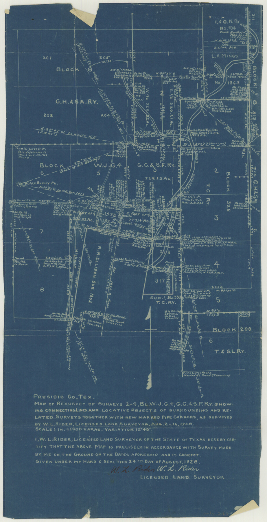 34610, Presidio County Sketch File 53, General Map Collection