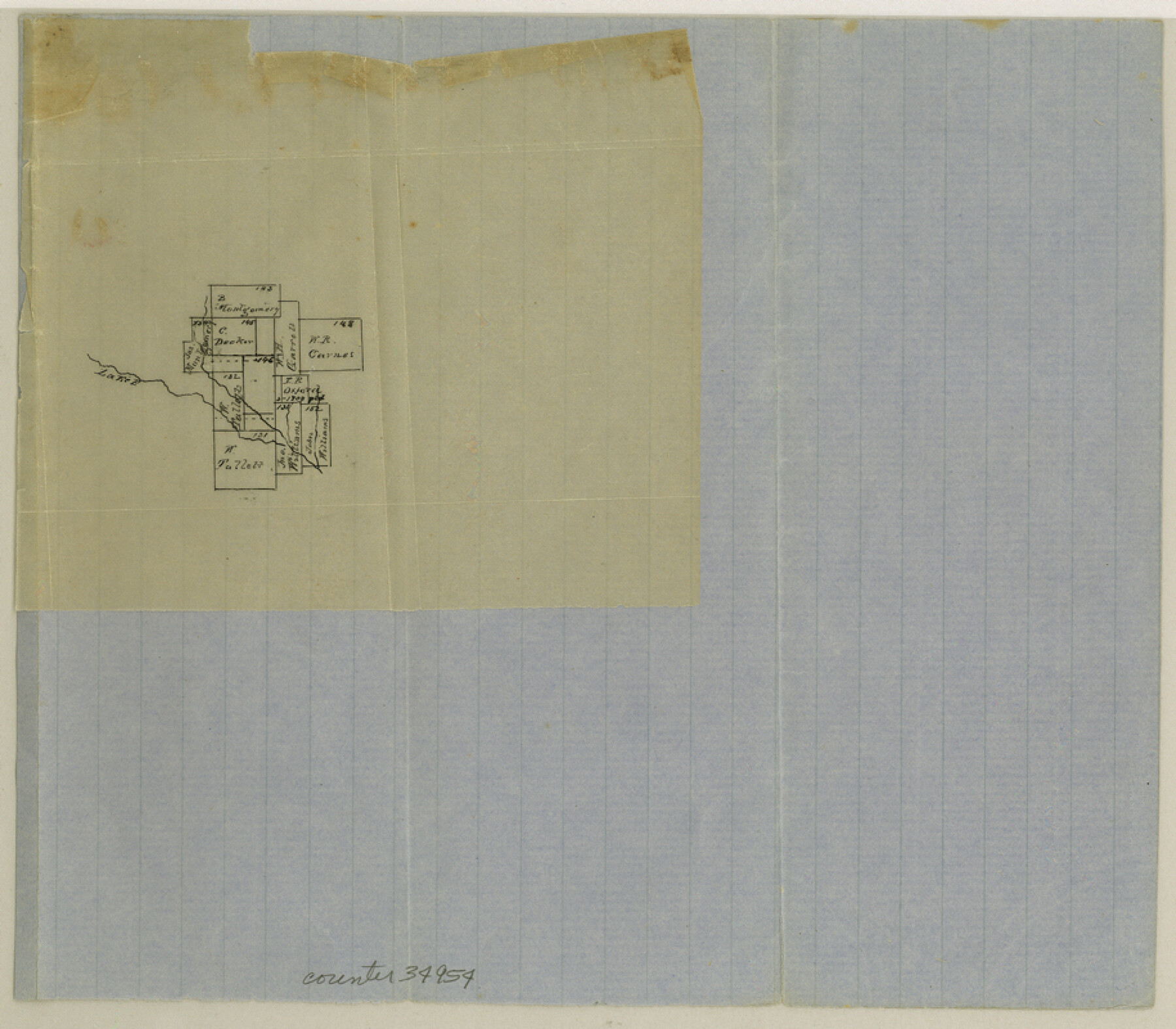 34954, Rains County Sketch File 6, General Map Collection