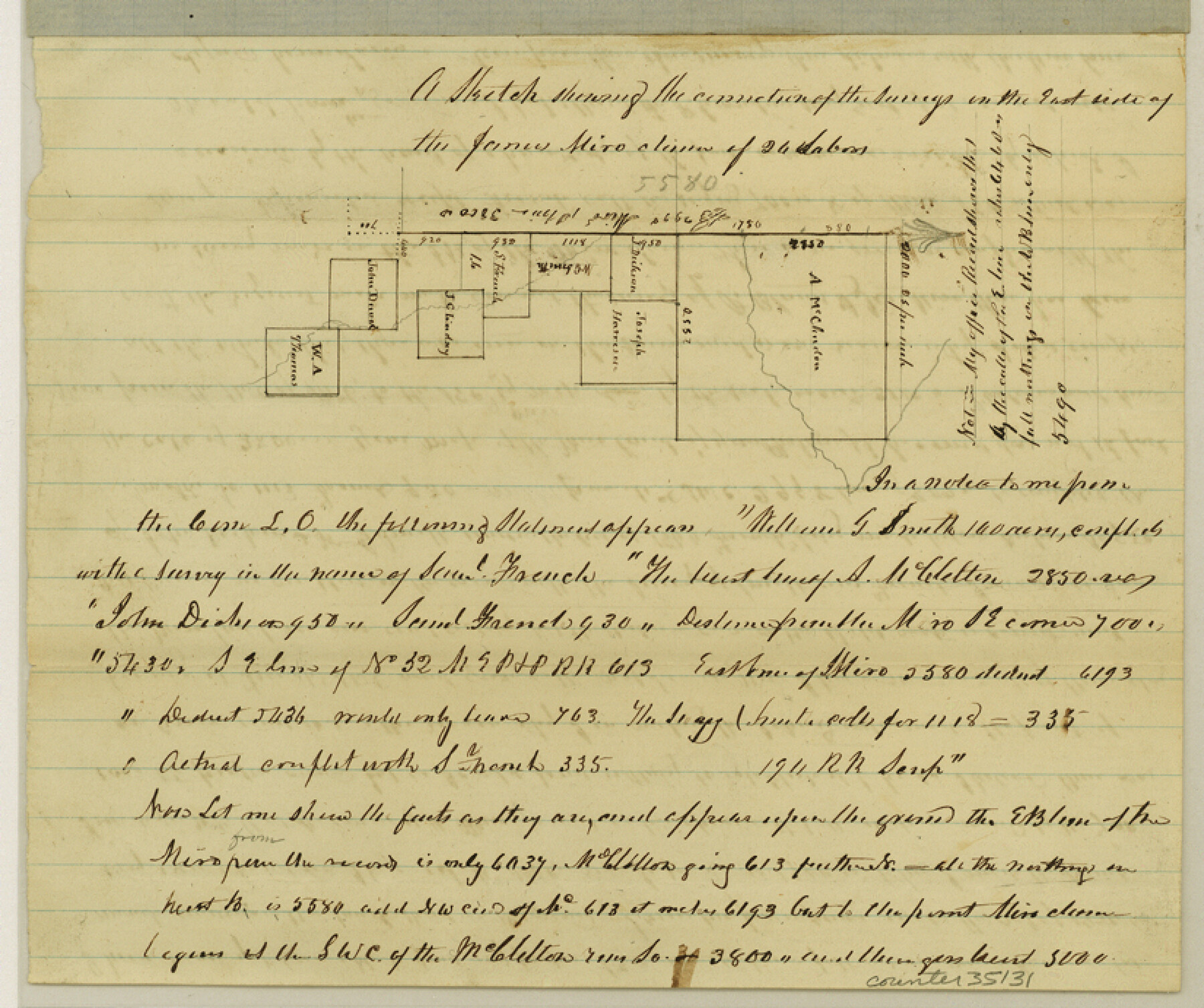 35131, Red River County Sketch File 13, General Map Collection