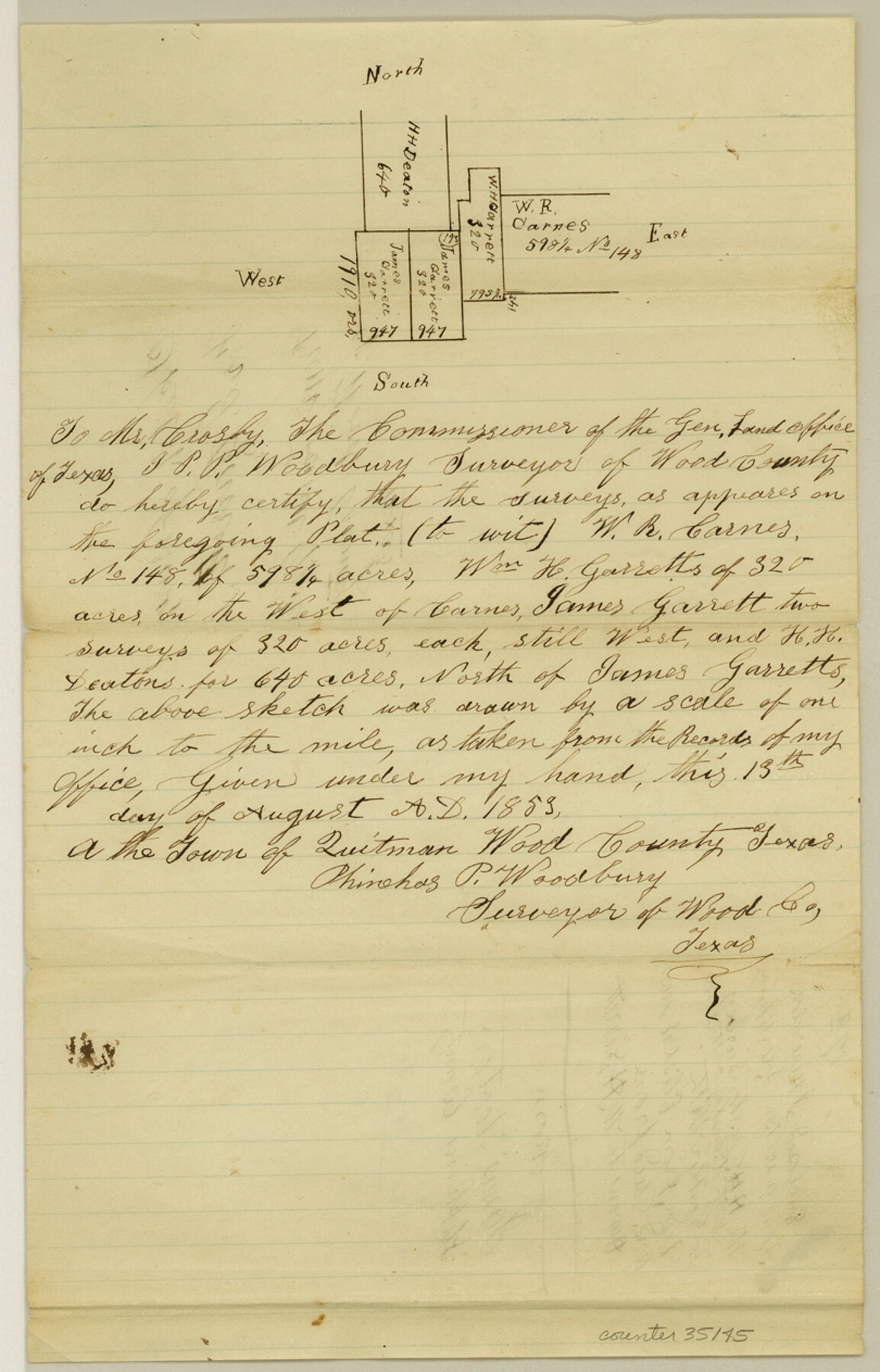 35145, Red River County Sketch File 17a, General Map Collection