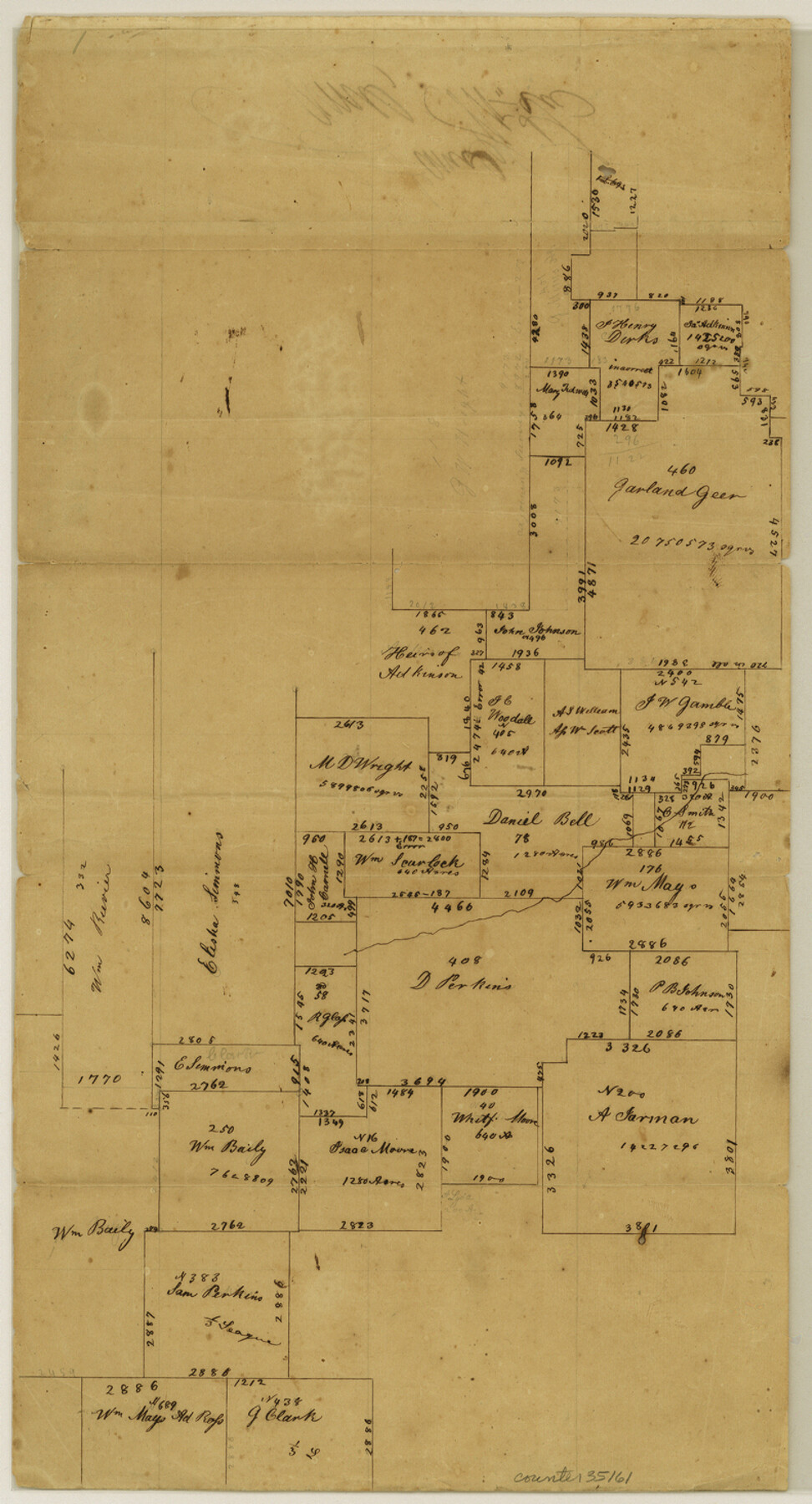 35161, Red River County Sketch File 26, General Map Collection