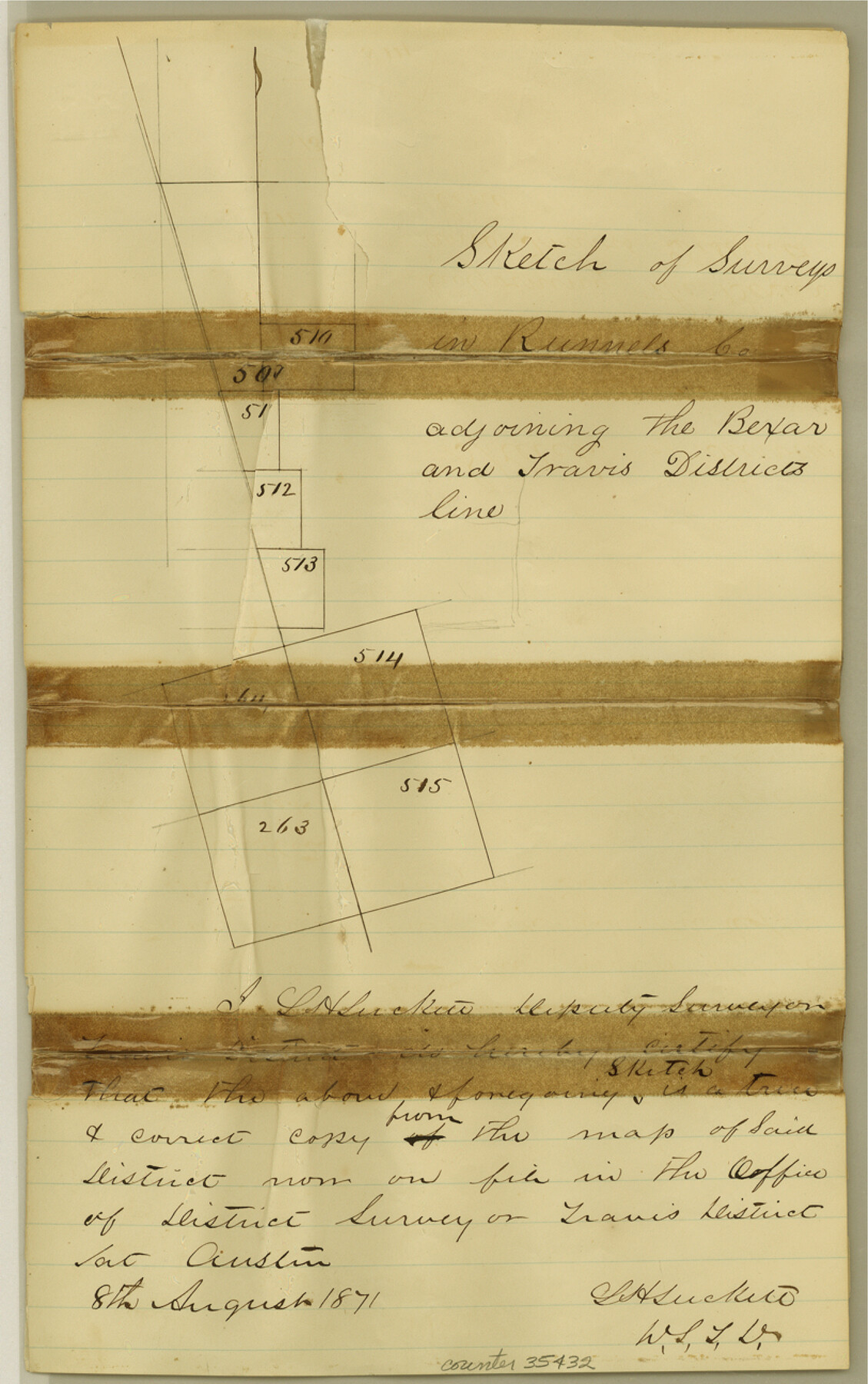 35432, Runnels County Sketch File 3, General Map Collection