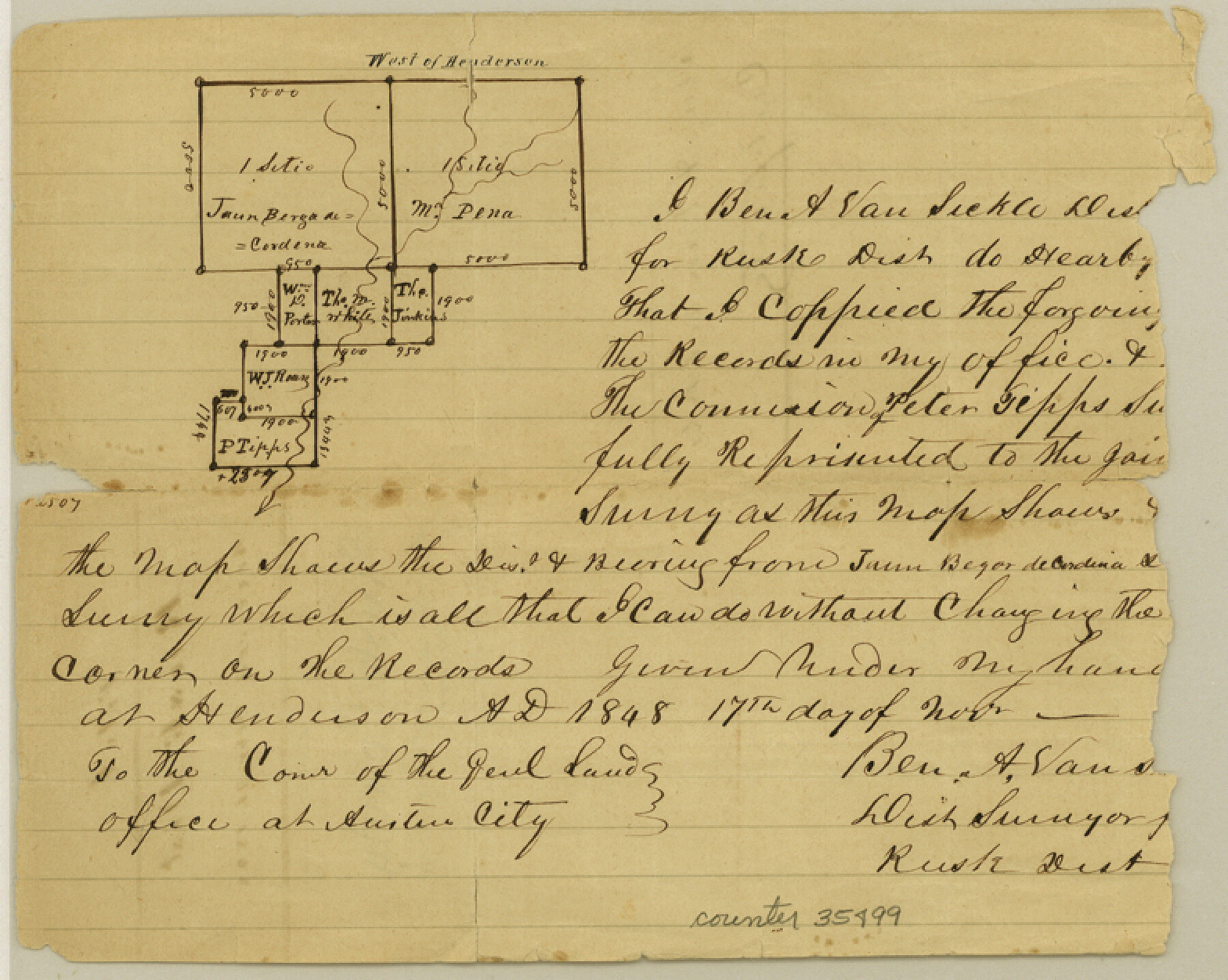 35499, Rusk County Sketch File 6, General Map Collection