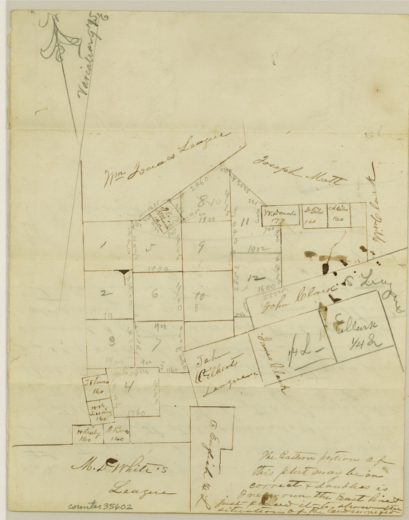 35602, Sabine County Sketch File 2, General Map Collection